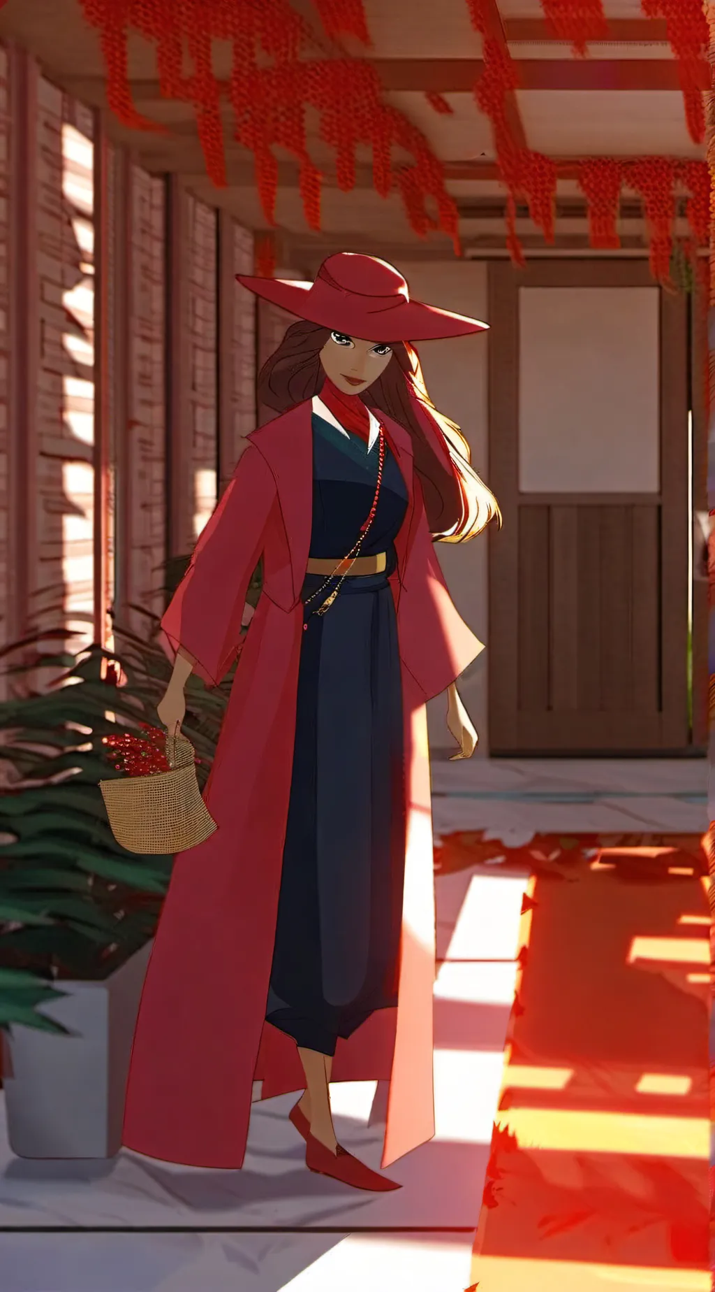 ai character: carmen sandiego background