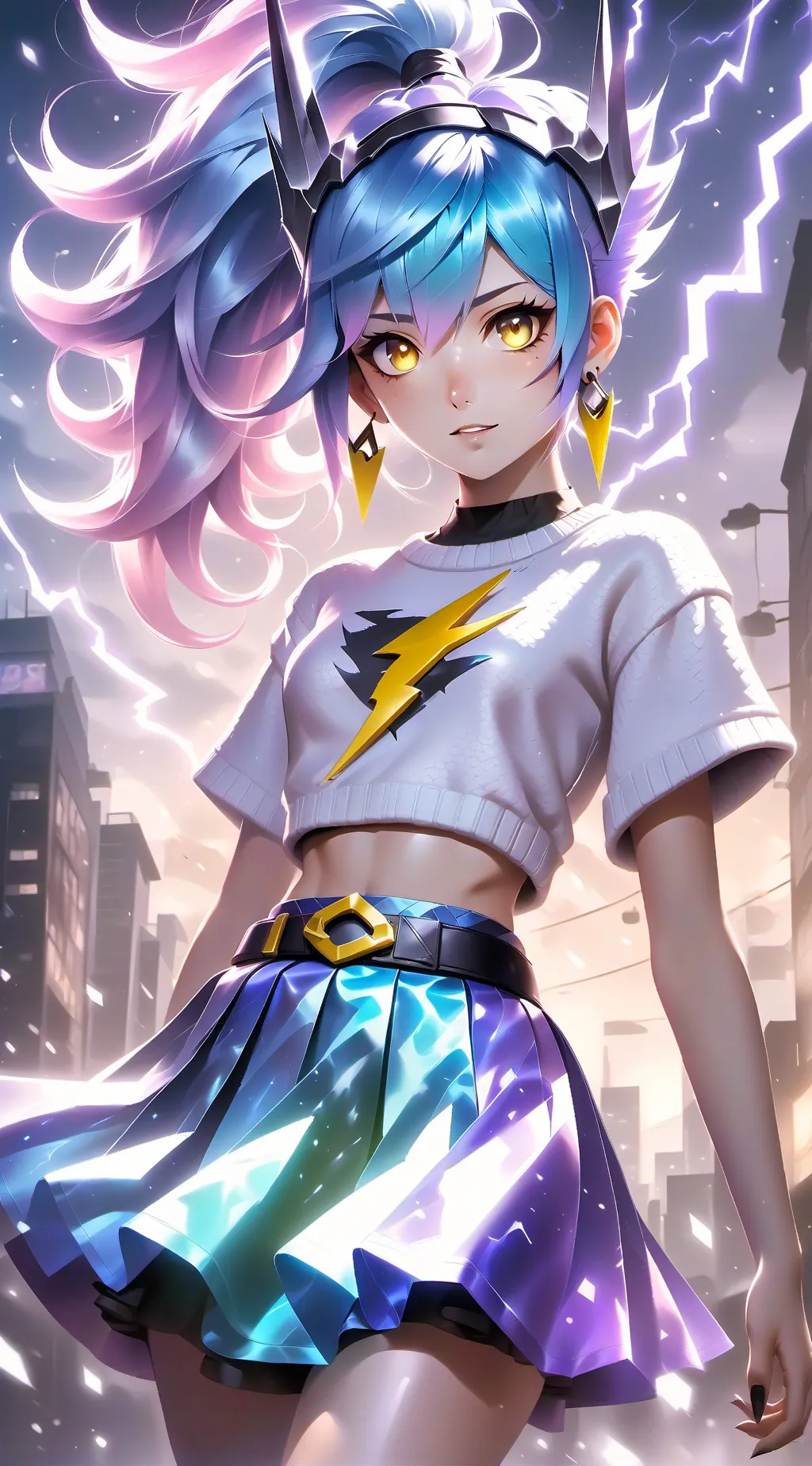 ai character: Stormy background