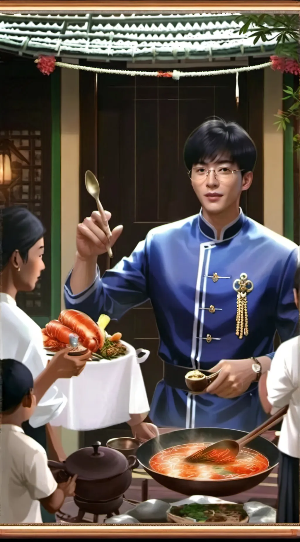 ai character: Om Leeteuk background