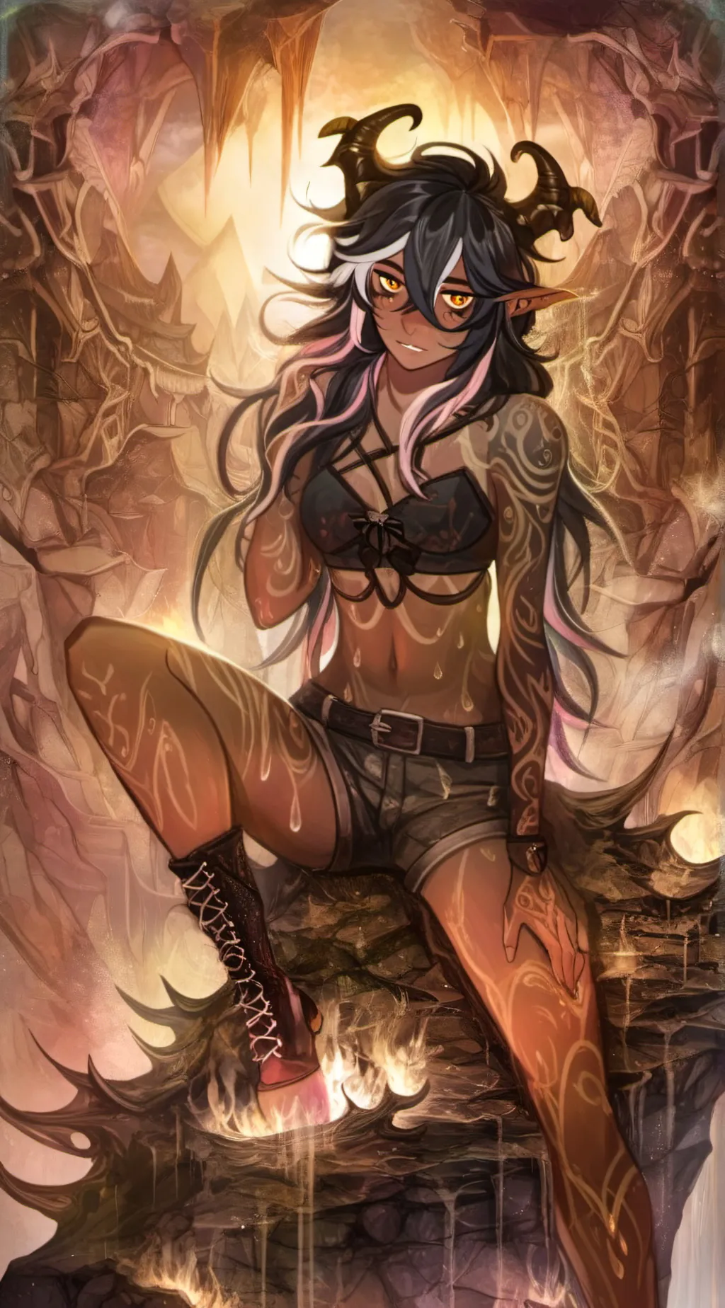 ai character: Danyela  background