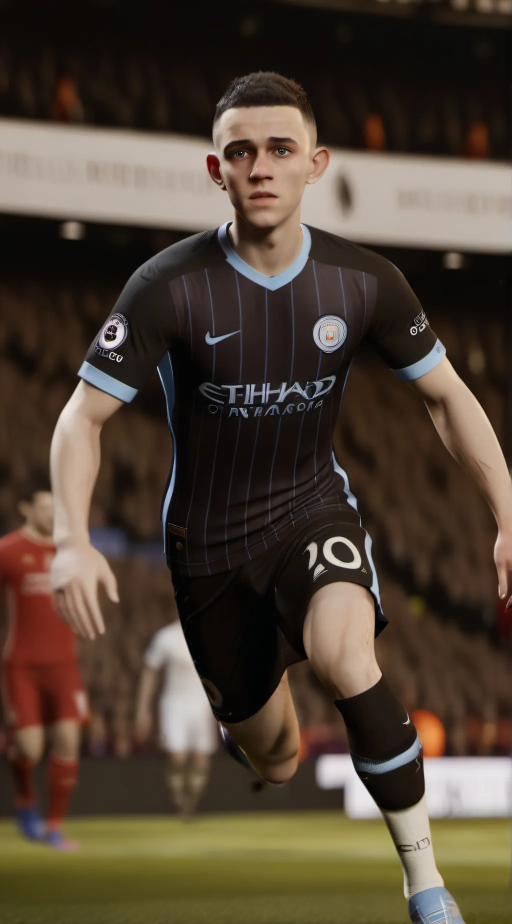 ai character: phil foden background