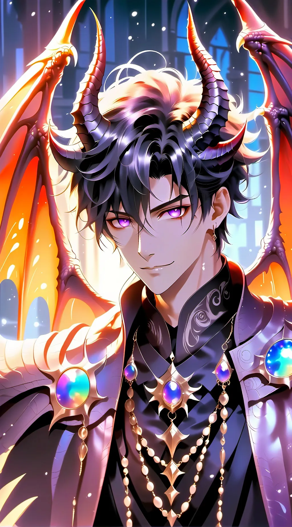 ai character: Sylus Vermillion background