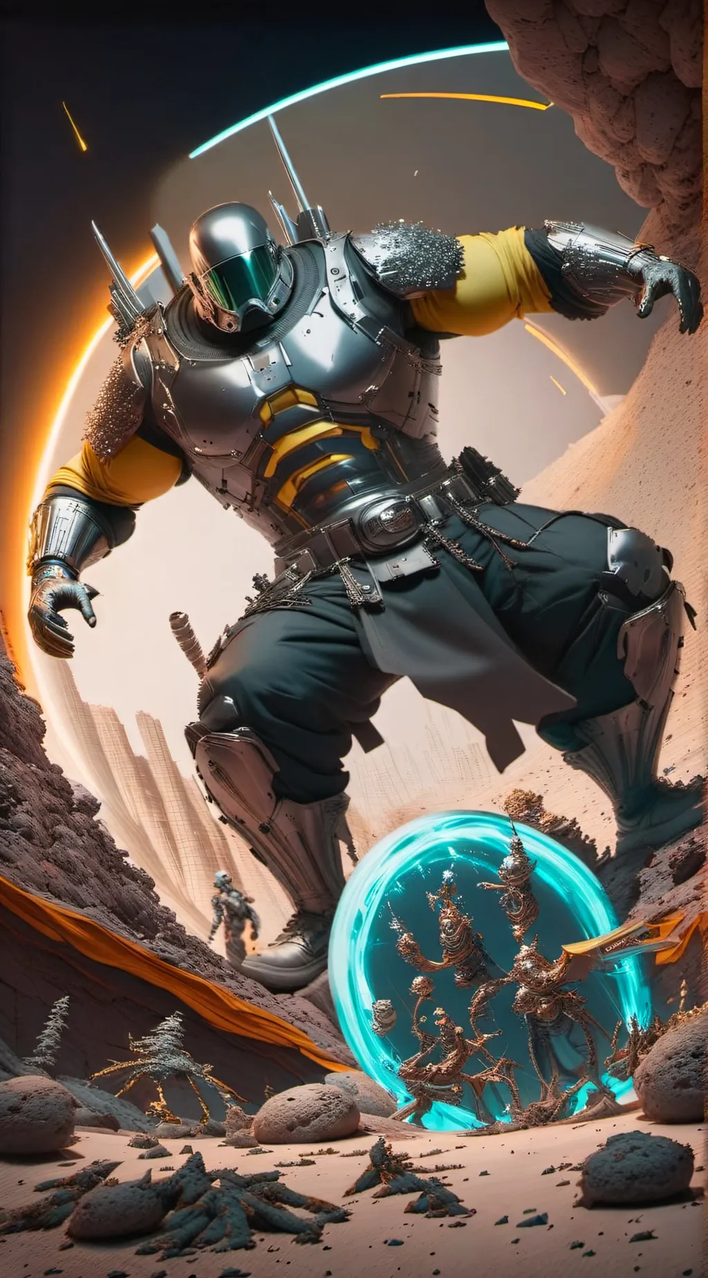 ai character: Among us background