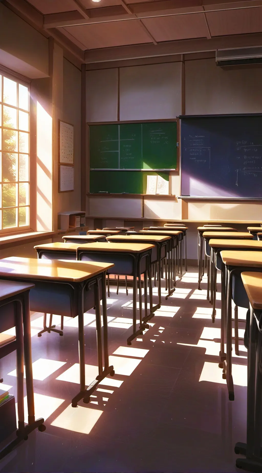 ai character: school day background