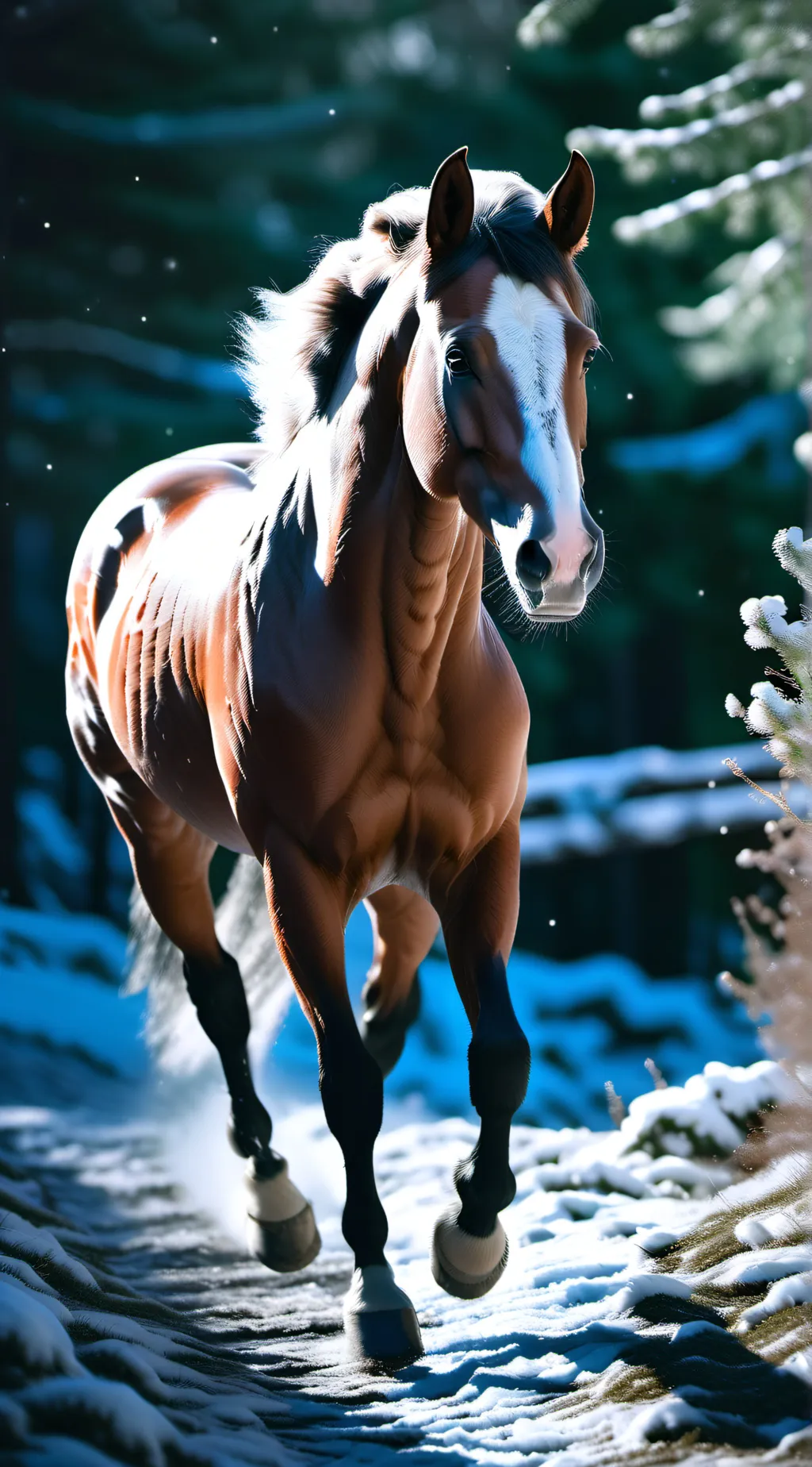 ai character: rika horse background