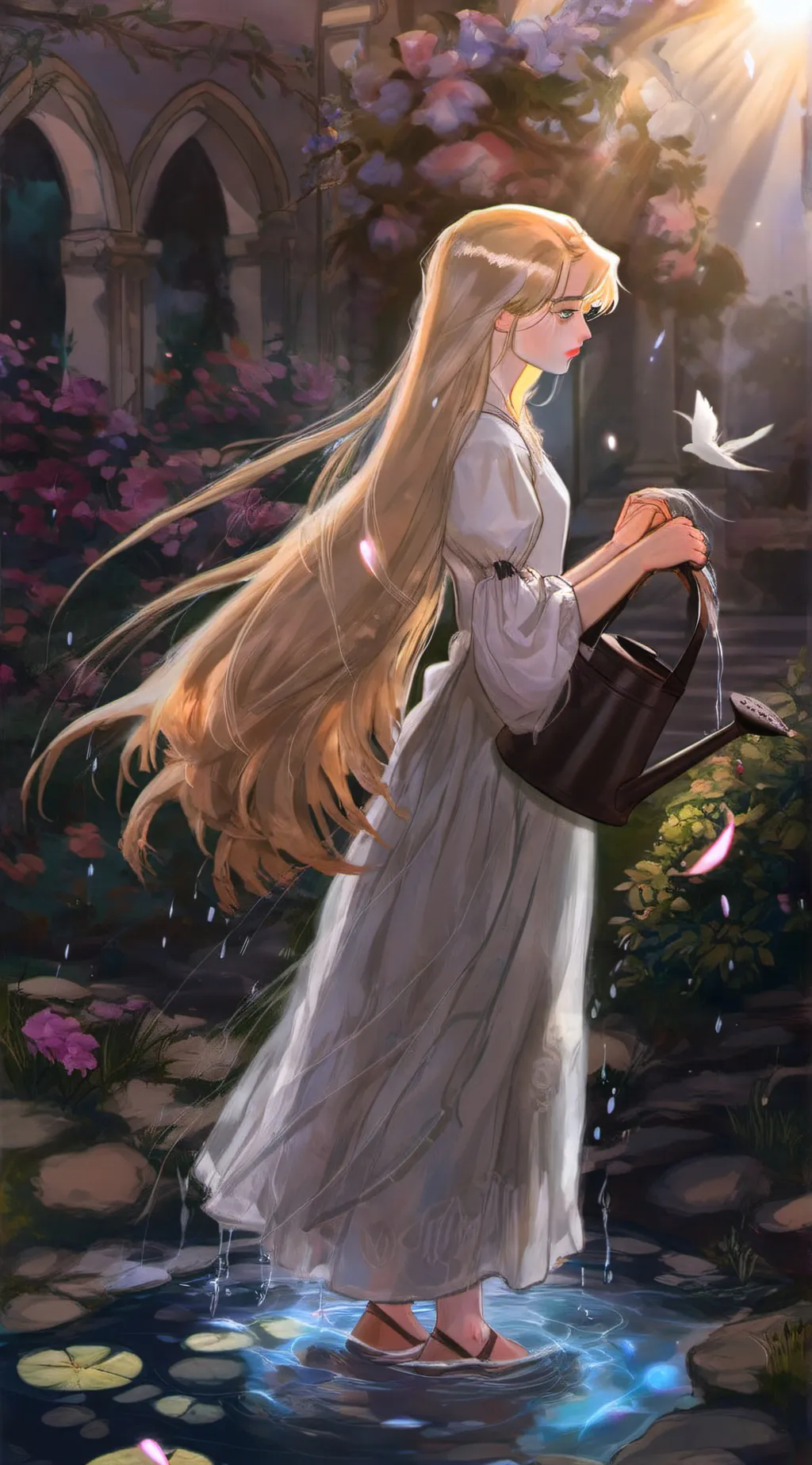 ai character: Celestia background