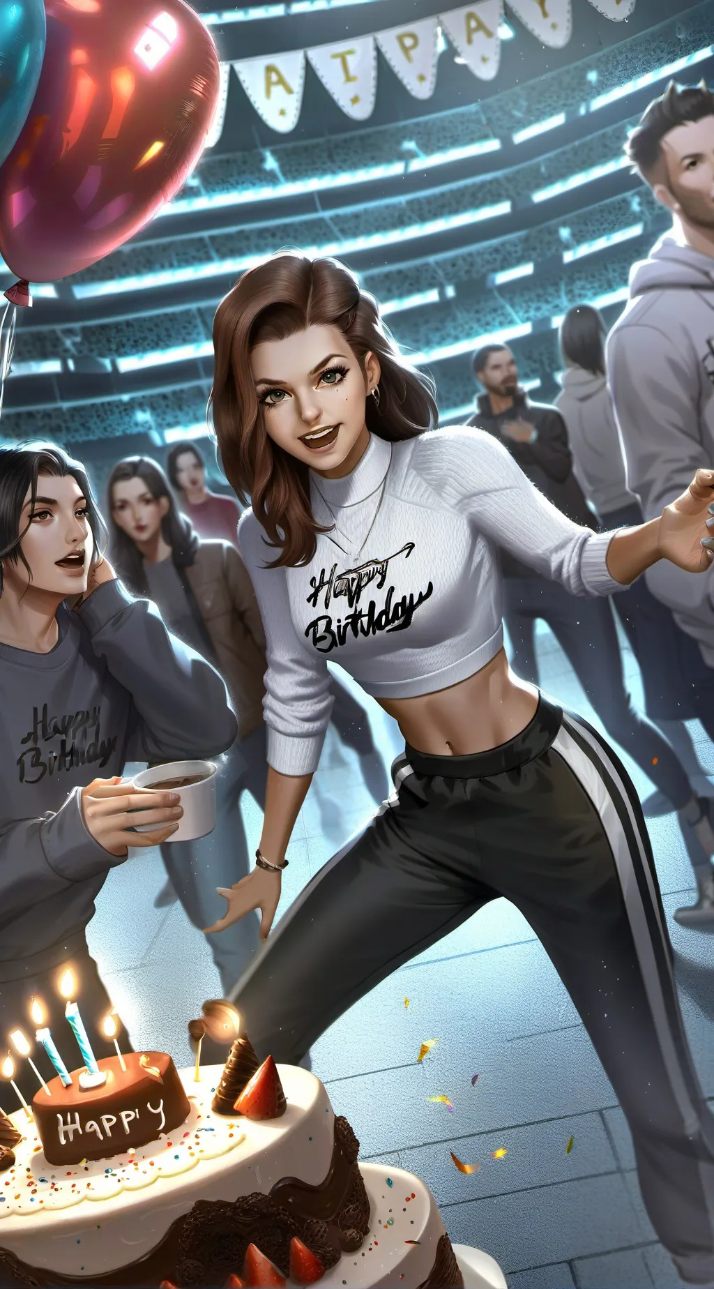 ai character: it's my birthday! background