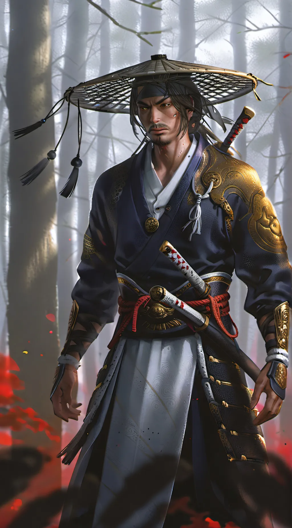 ai character: Jin Sakai  background