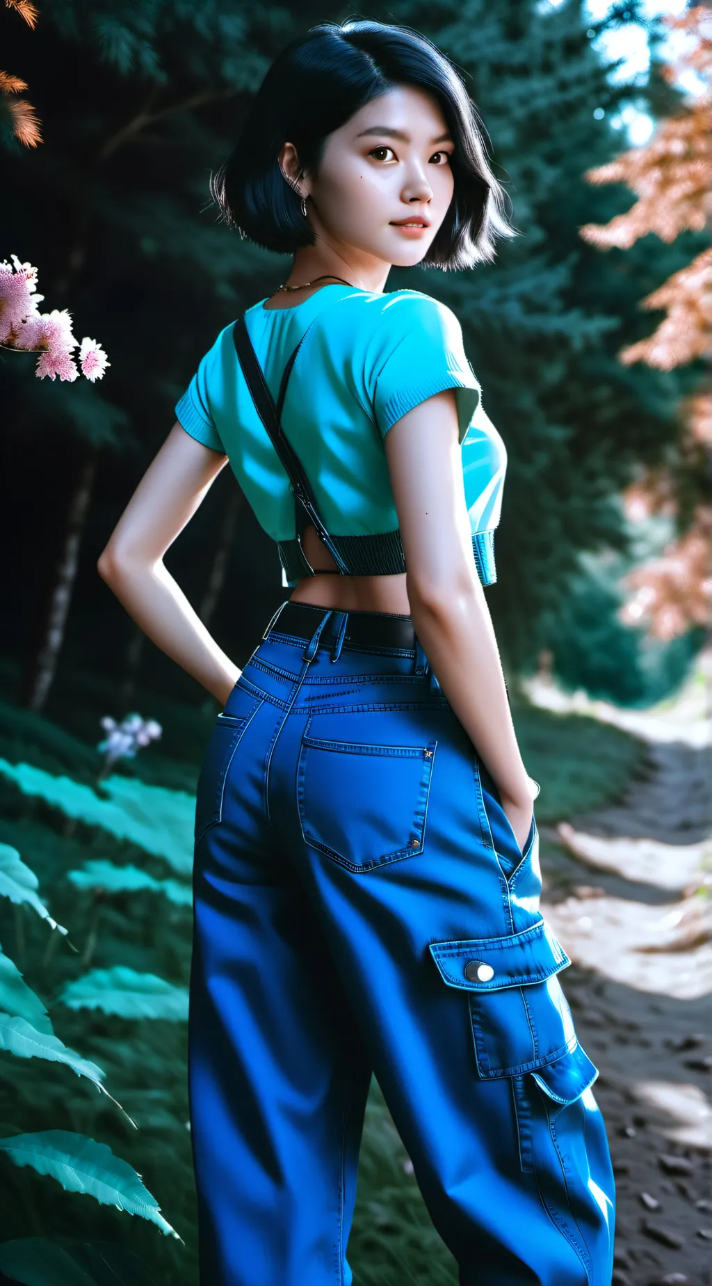 ai character: Barbi background