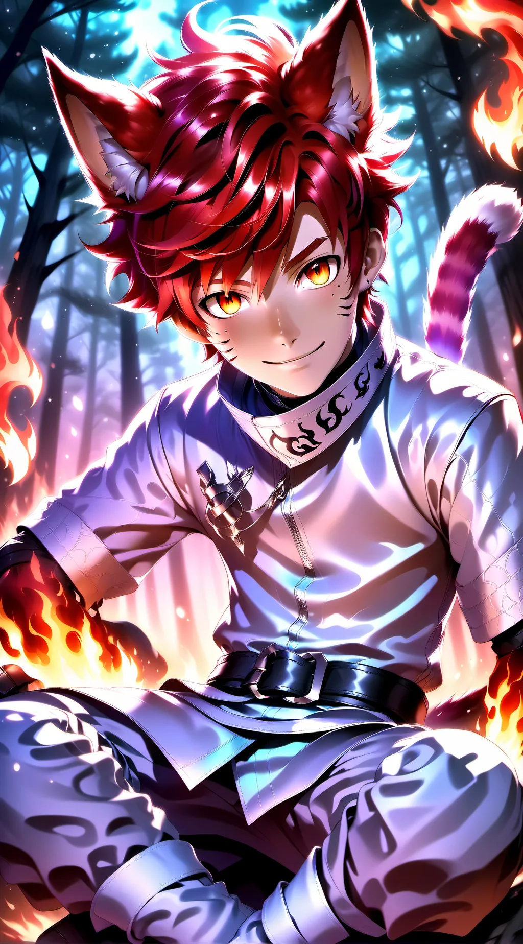 ai character: Spark background