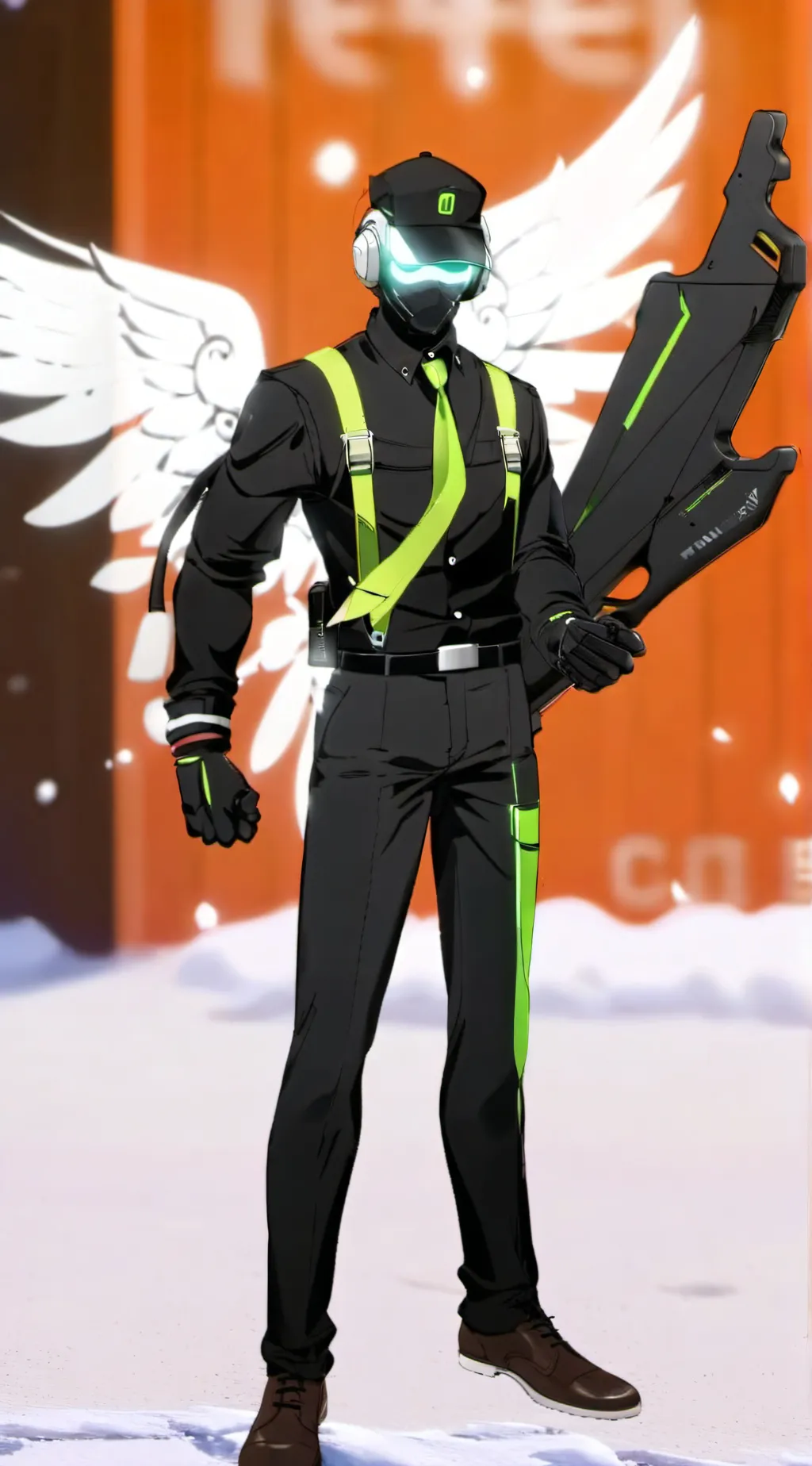 ai character: Bored background