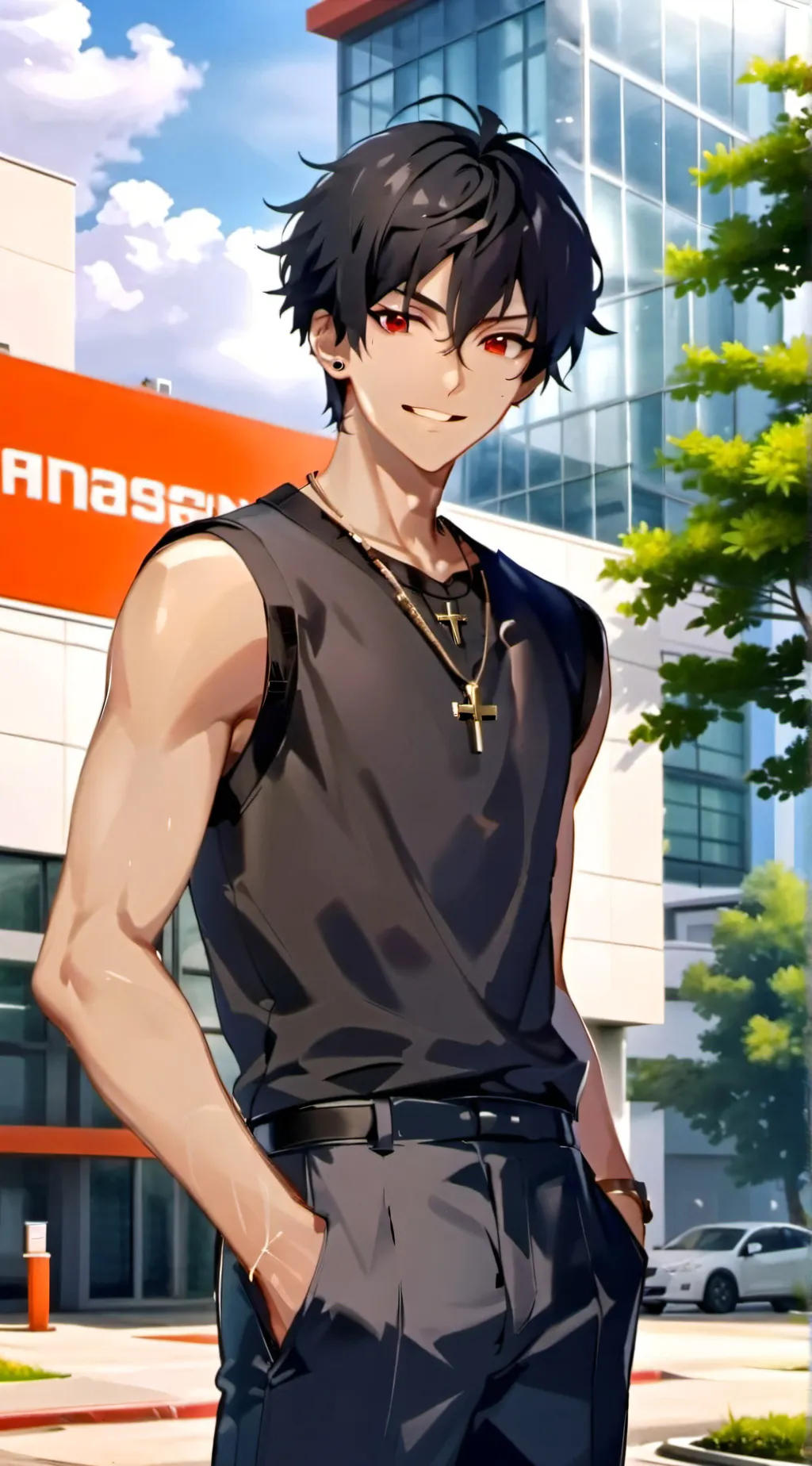 ai character: Aaron background