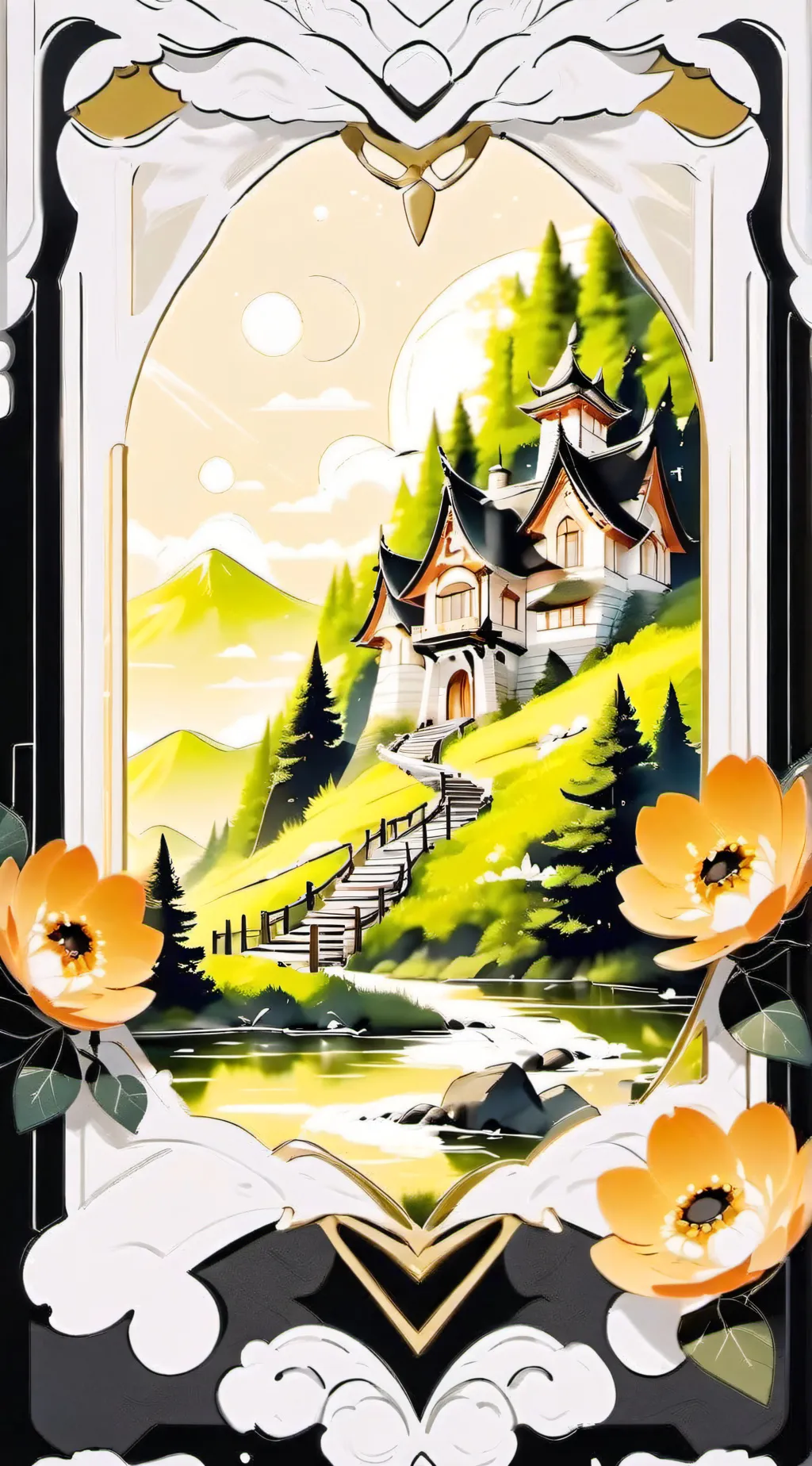 ai character: Genmui car trend! background