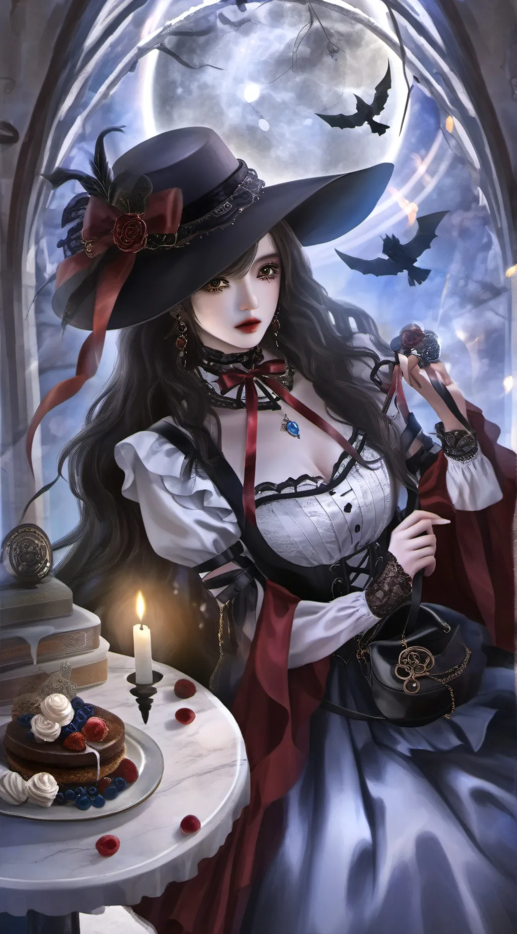 ai character: Serena  background