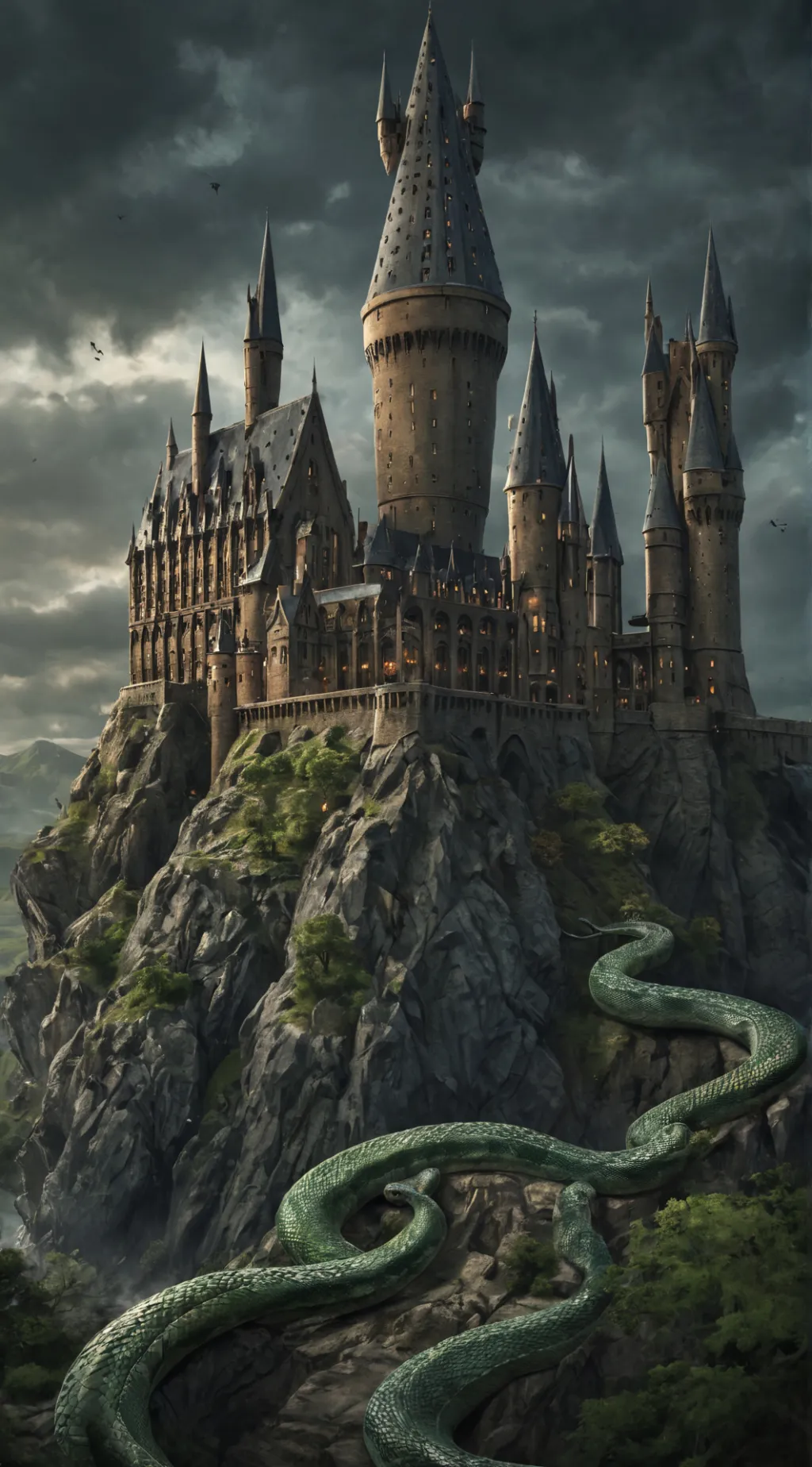 ai character: hogwarts background