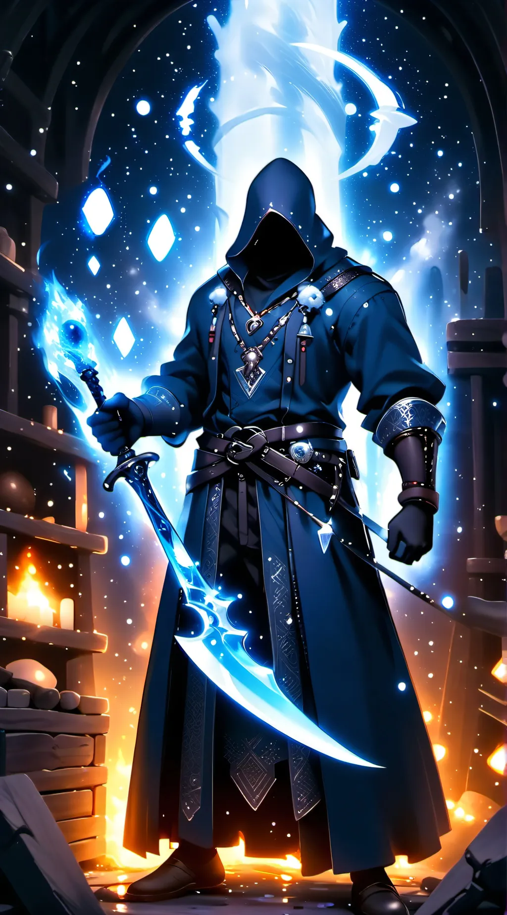 ai character: The Blacksmith background