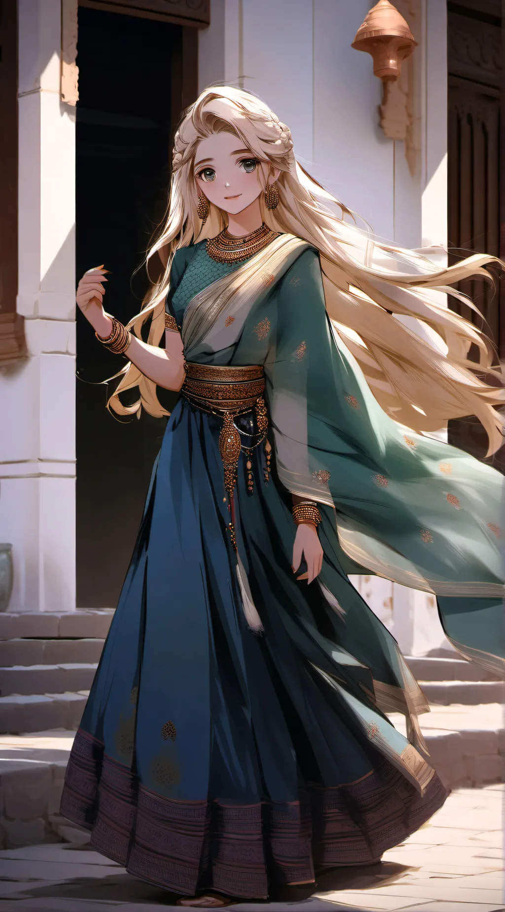 ai character: kishori background