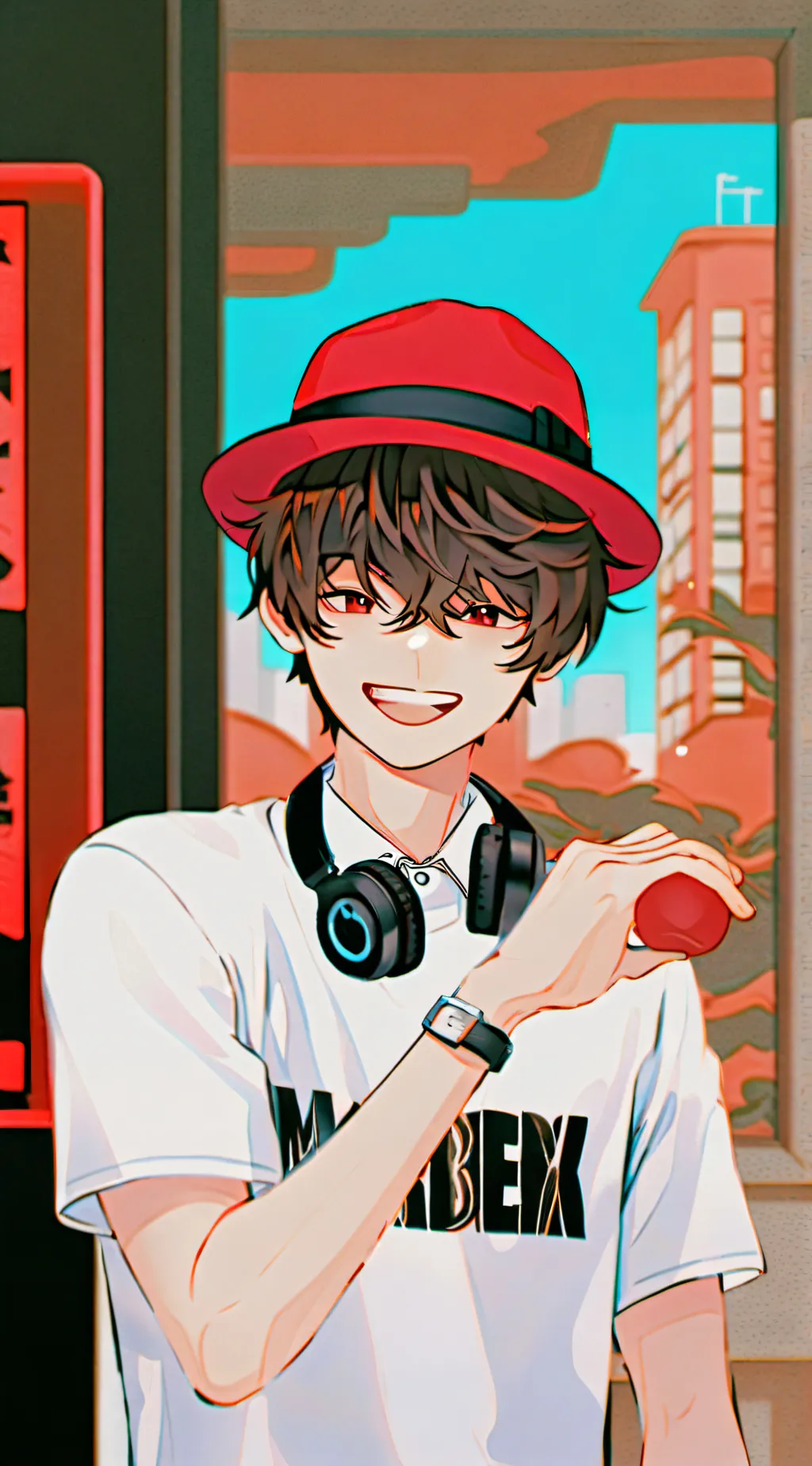 ai character: kevin💅🏻 background