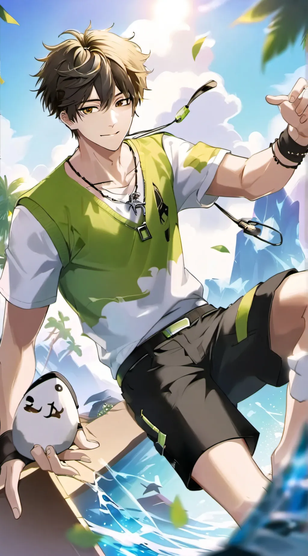 ai character: Brian ￼ background