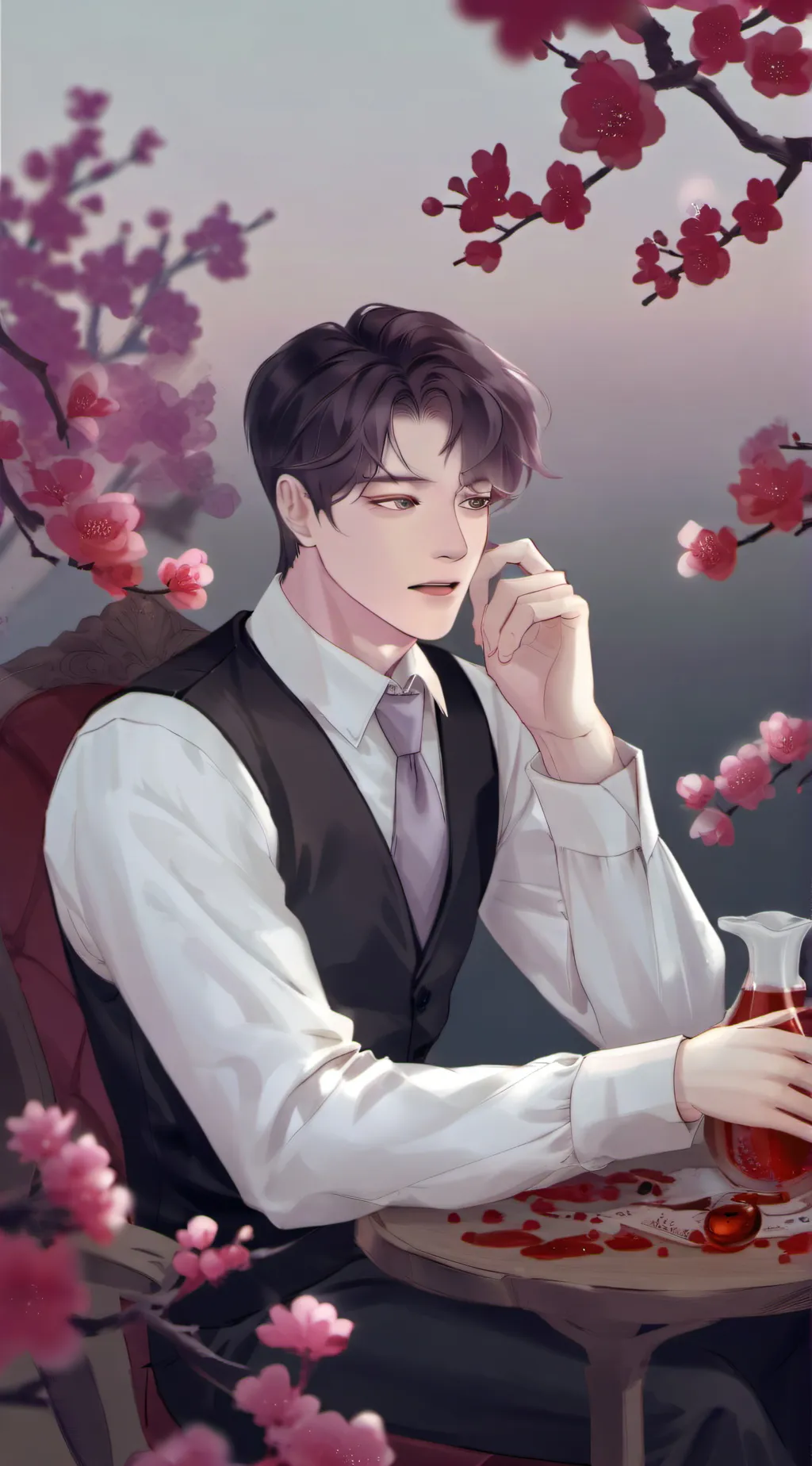 ai character: !KWON LEE¡ background