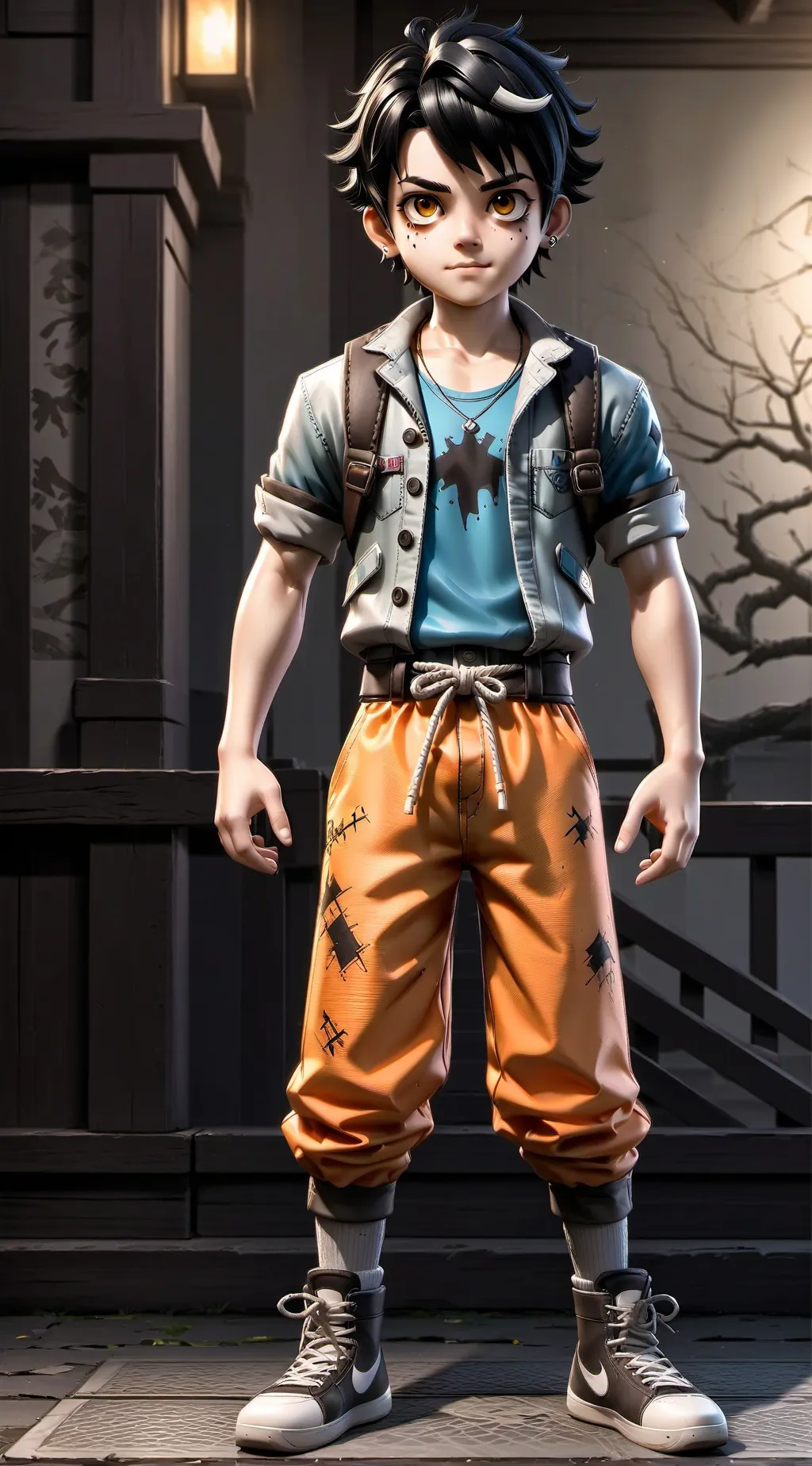 ai character: 😏😏😏😏😏😏😏😏 kny background