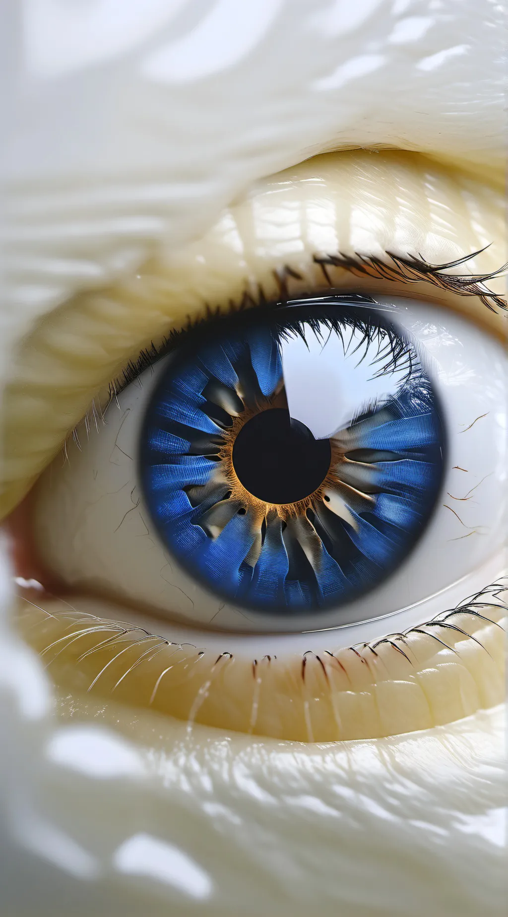 ai character: future eye background