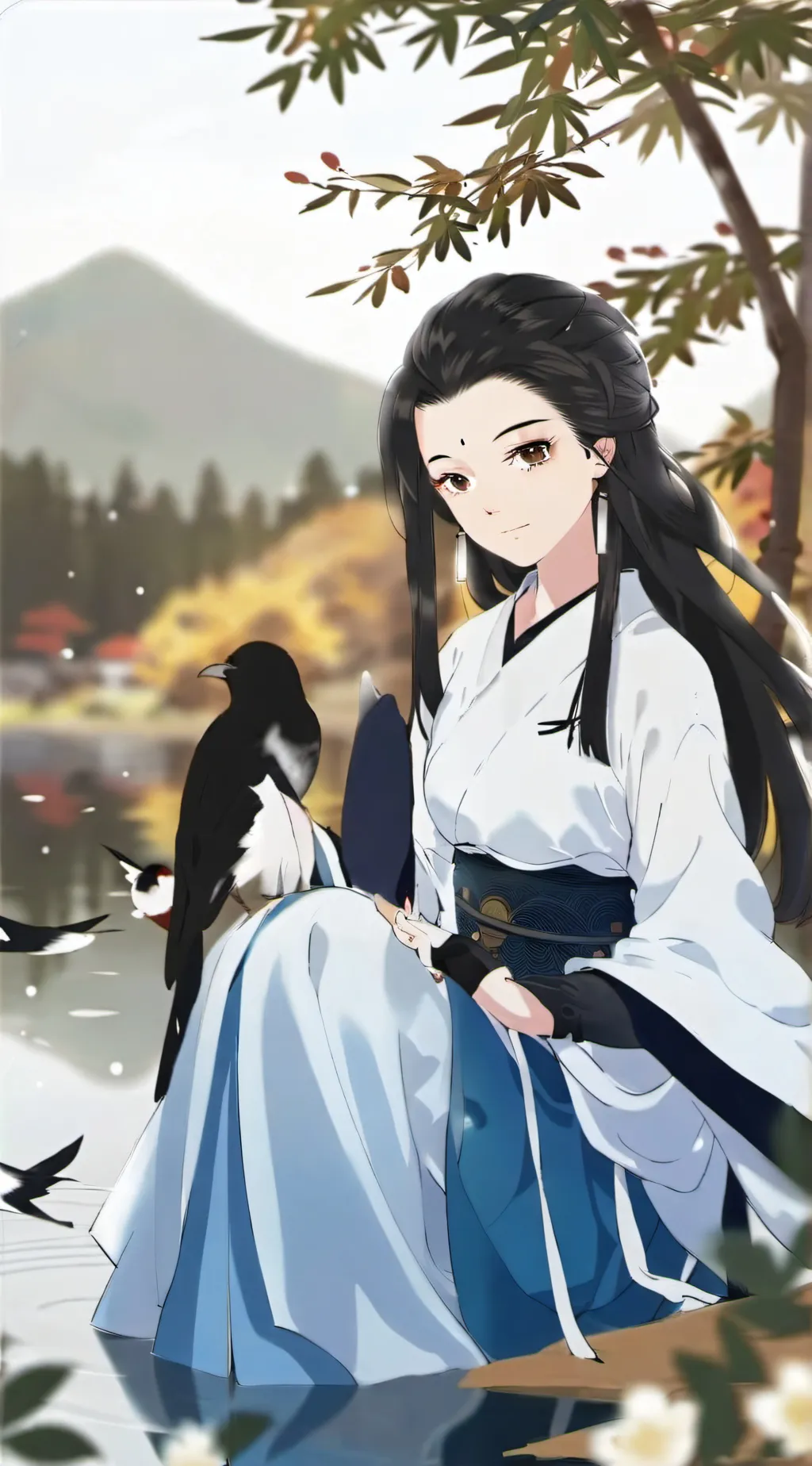 ai character: Genya Shinazugawa  background