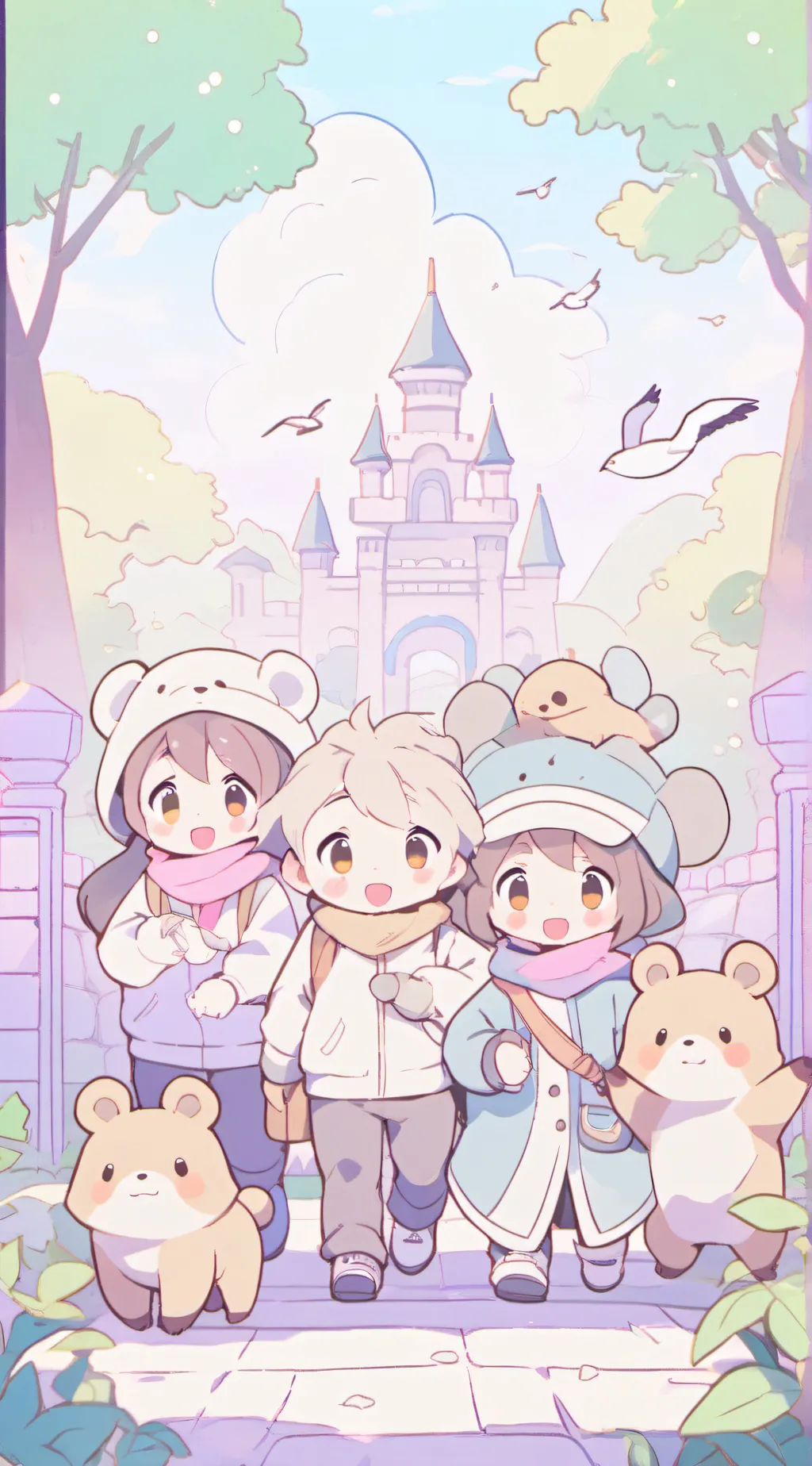 ai character: Sterotype zoo background