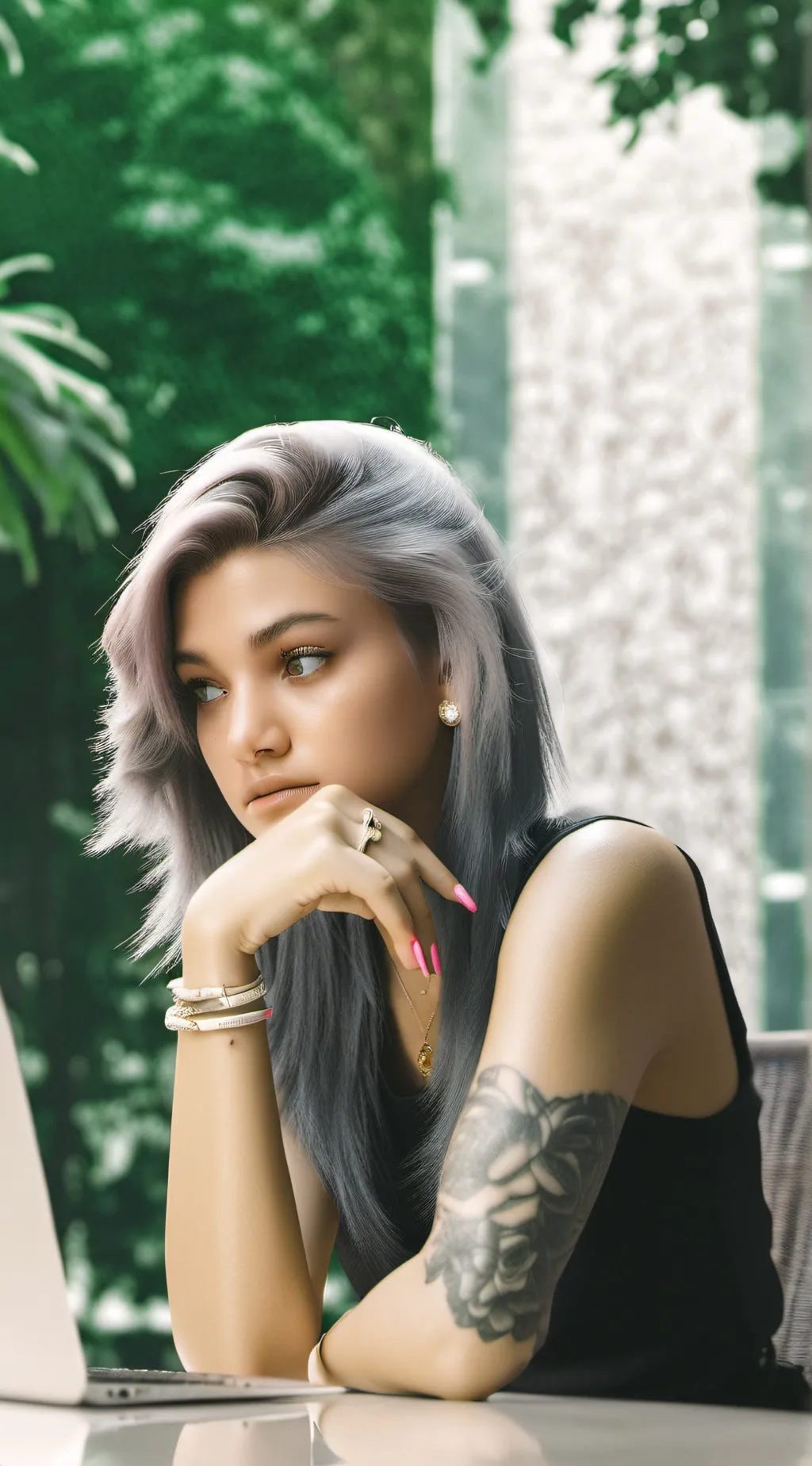 ai character: poppy background