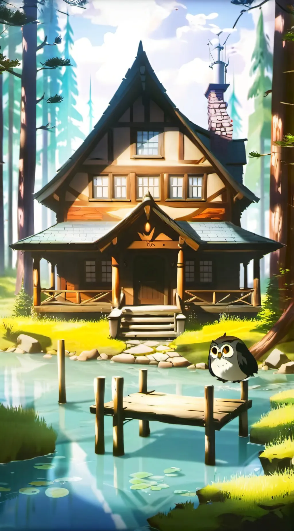 ai character: GF x OH x A background