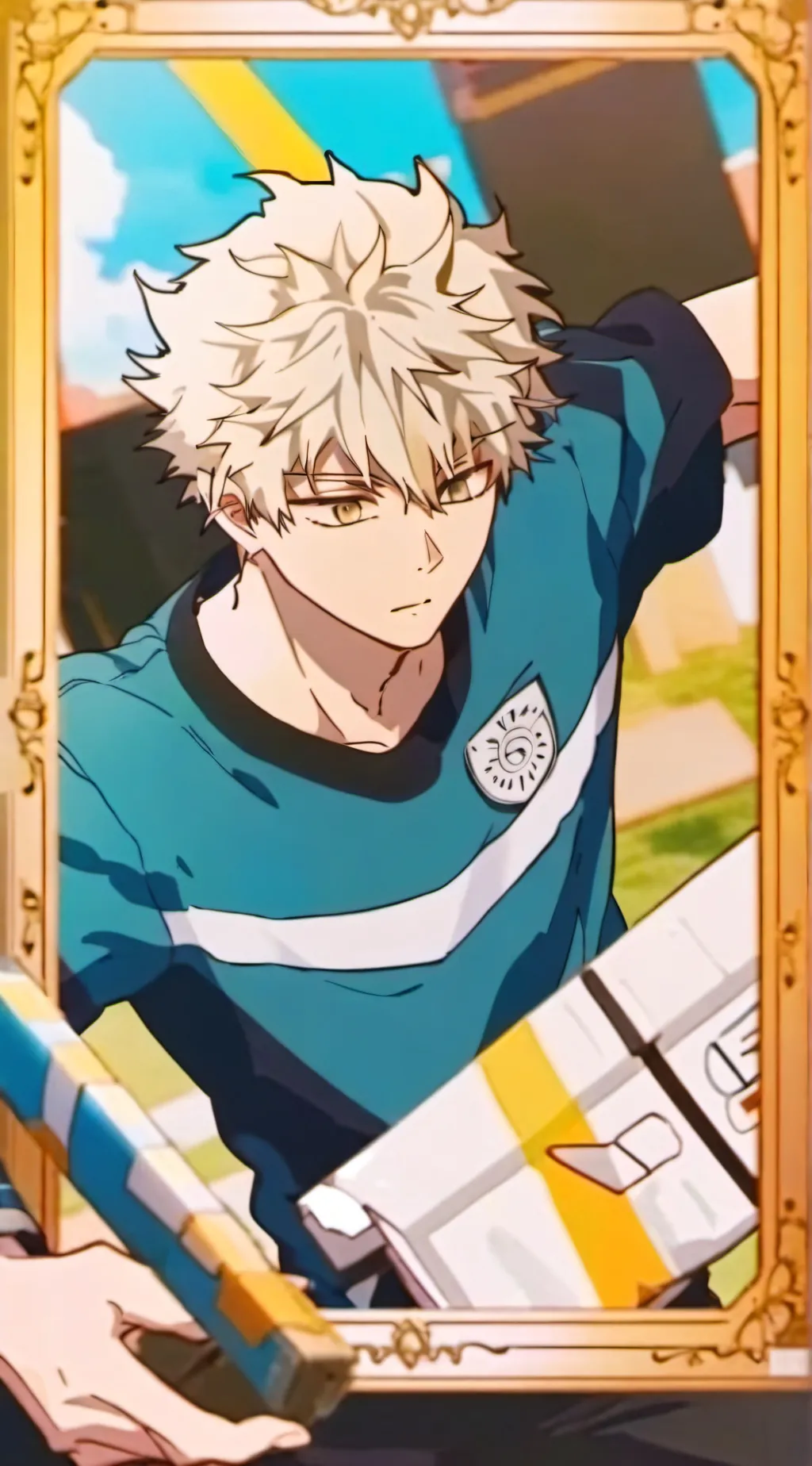 ai character: bakugo katsuki  background