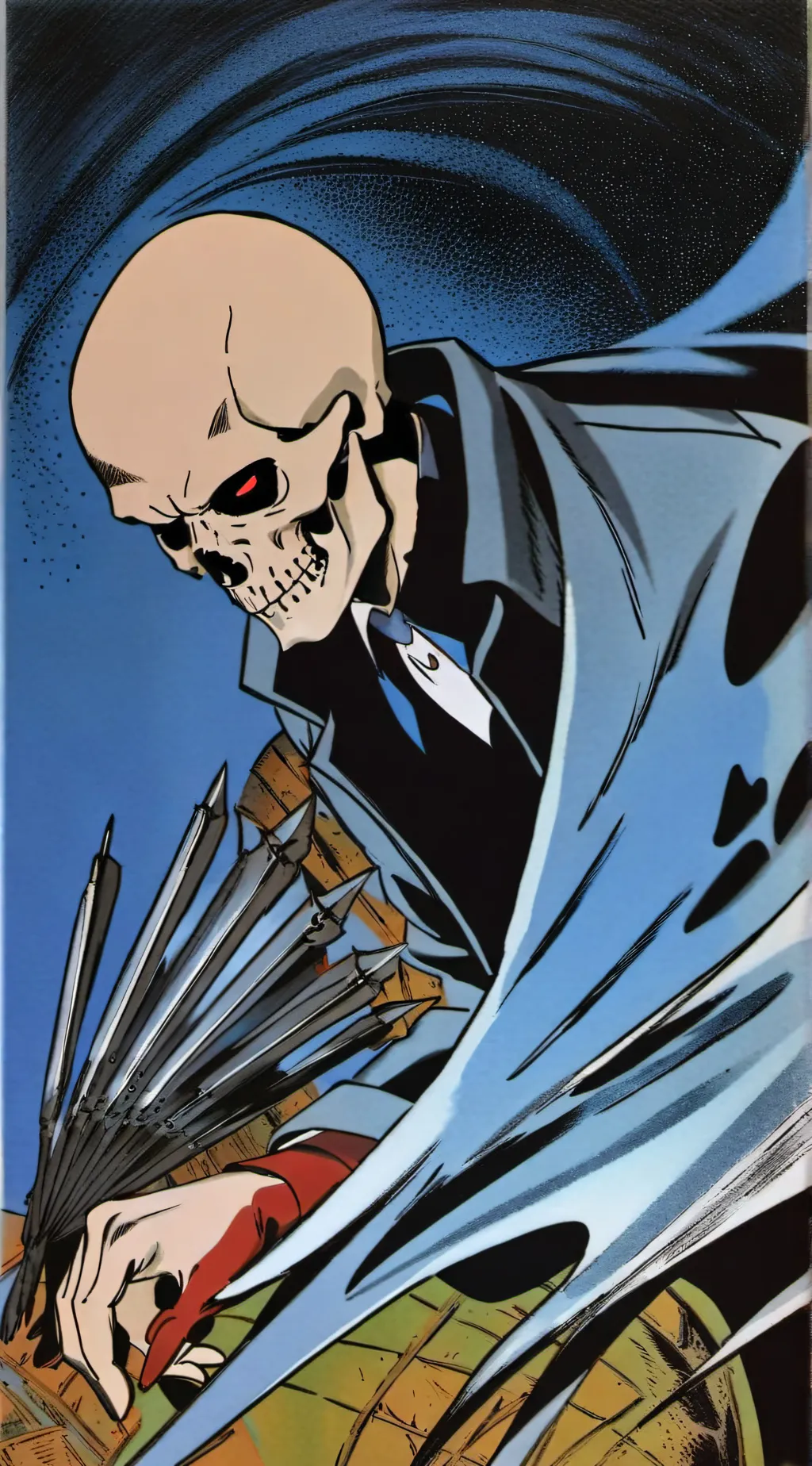 ai character: VHS SANS background