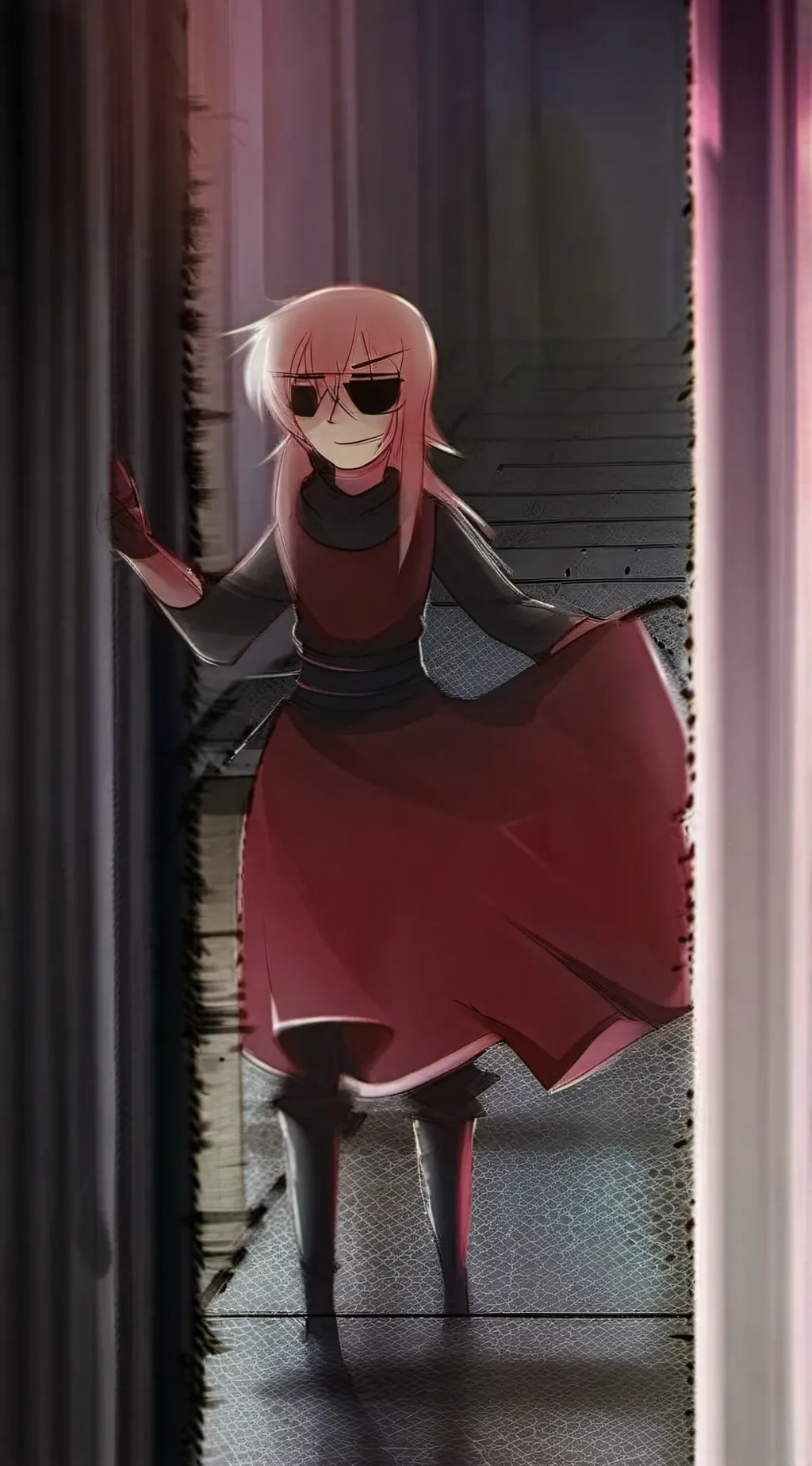 ai character: Elizabeth Afton  background