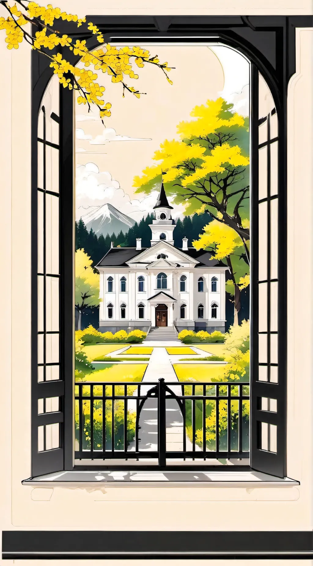 ai character: SCHOOL background