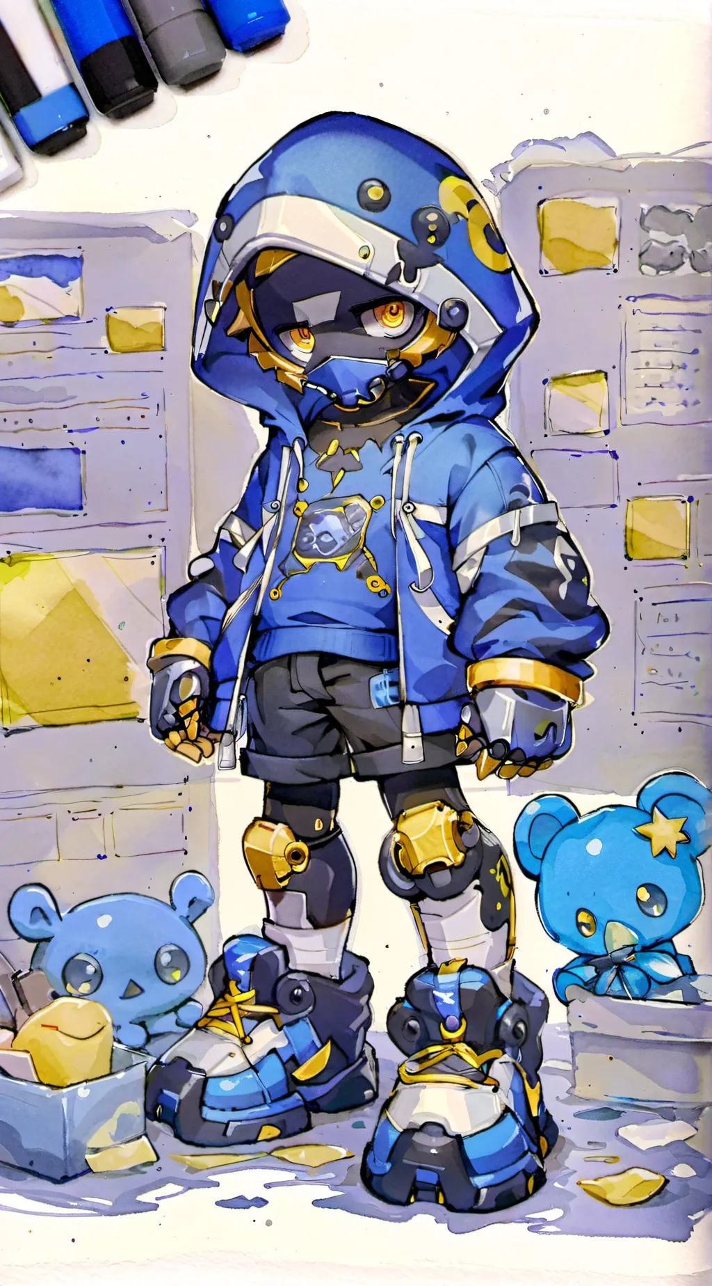 ai character: leo background