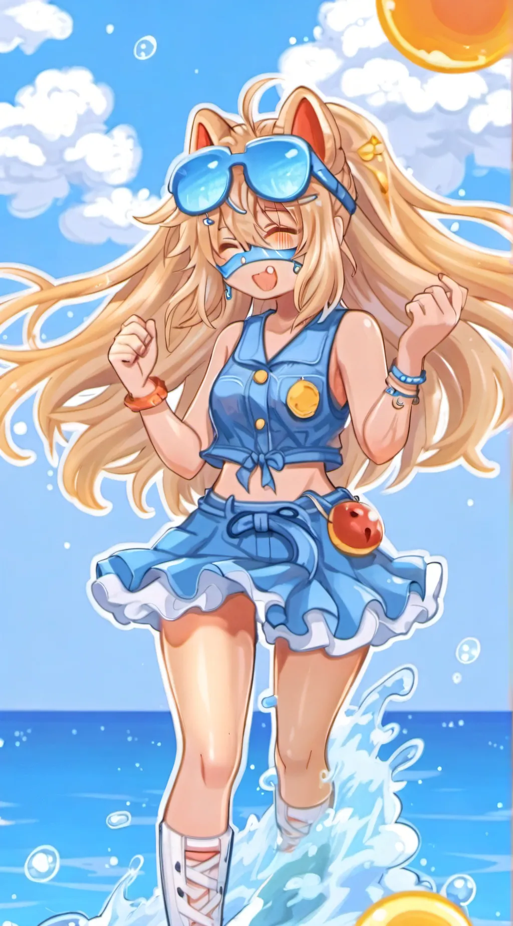 ai character: 🌅Llxllie🌅 background