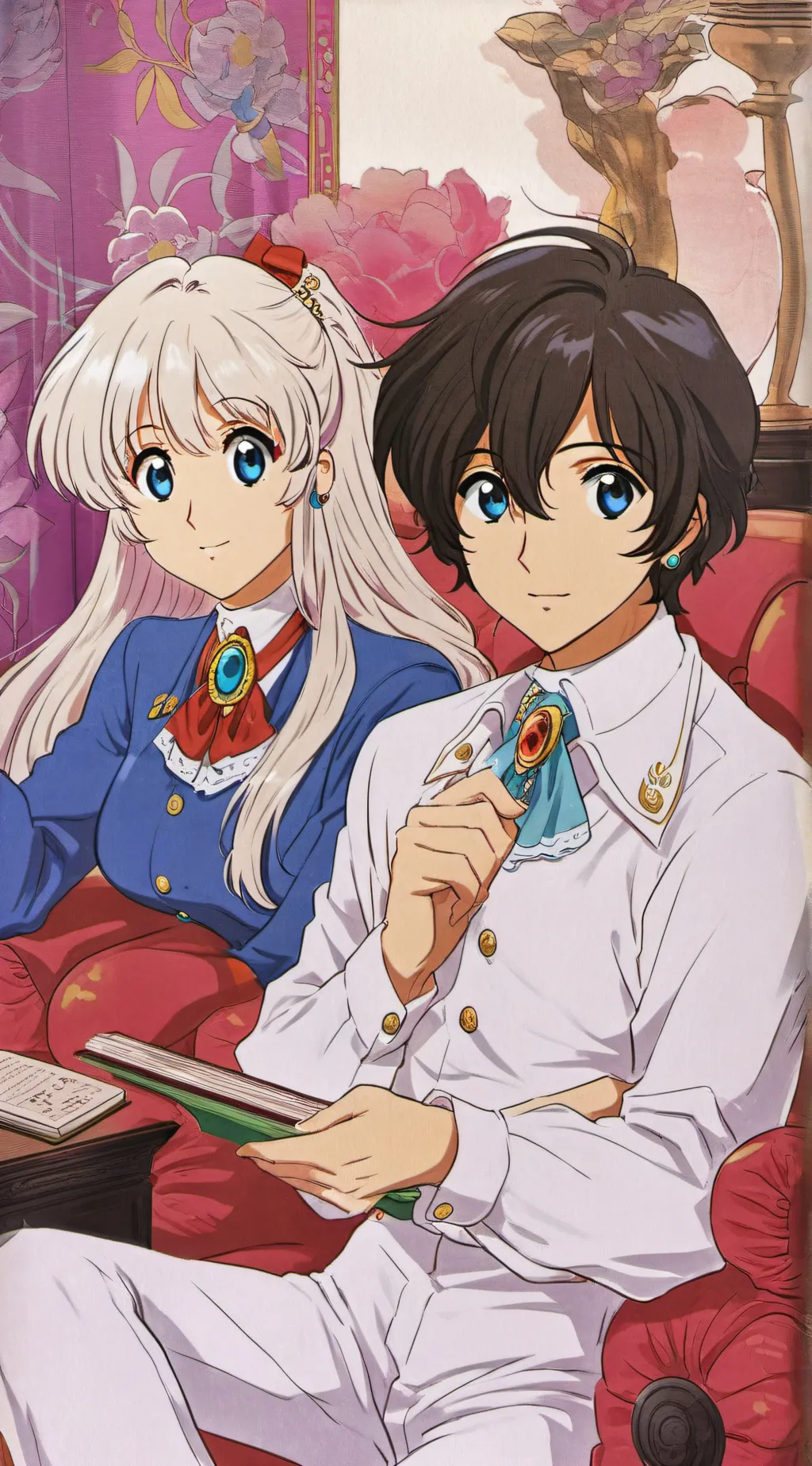 ai character: romy and angela background