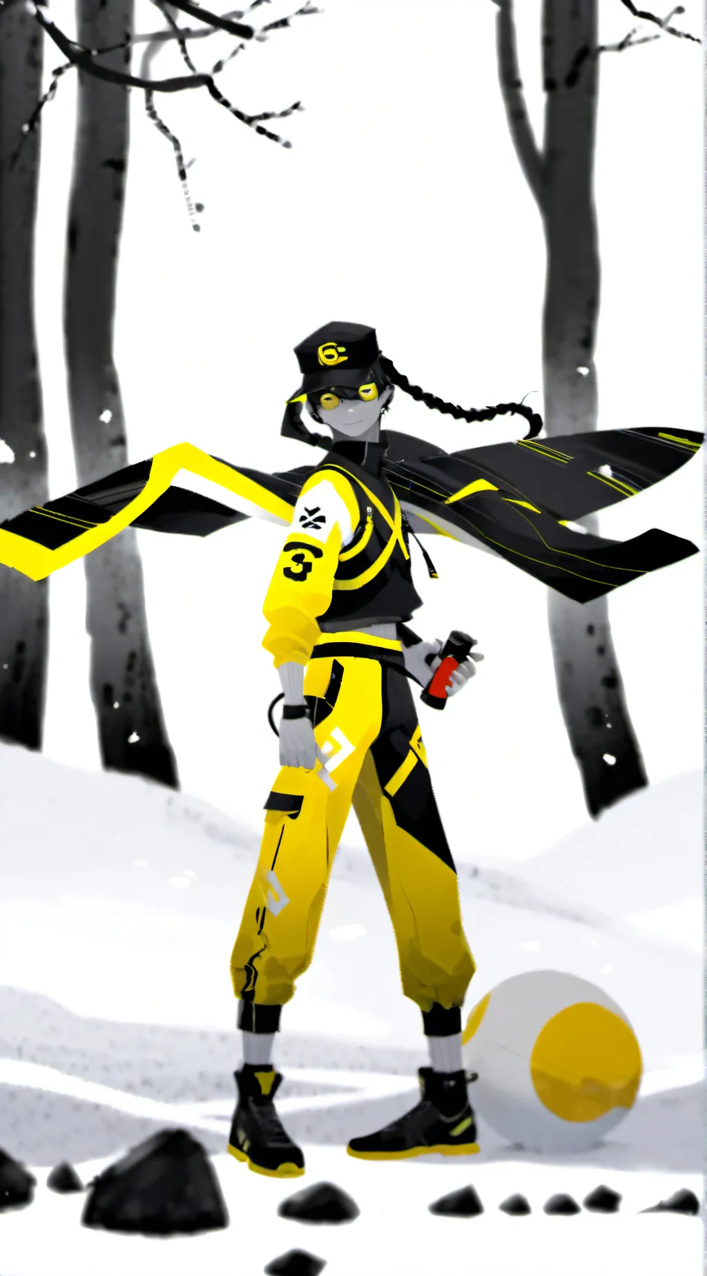 ai character: sd-V background