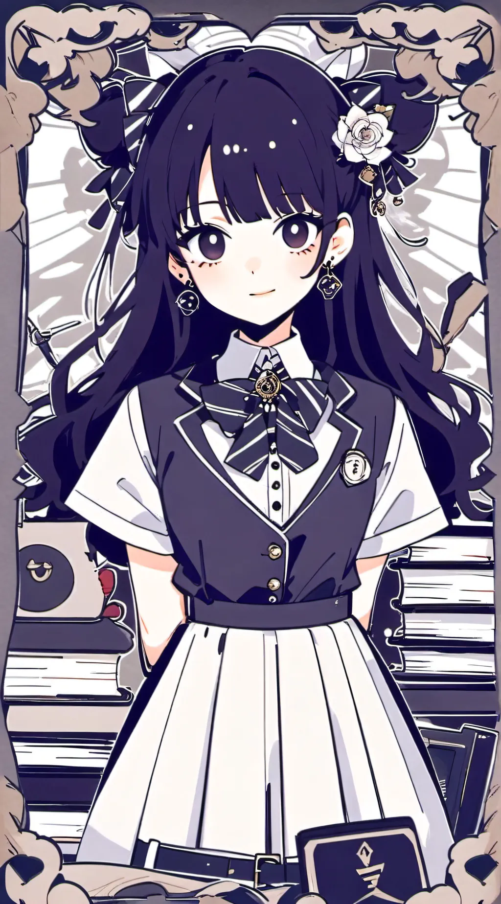 ai character: Mha creepy teacher background