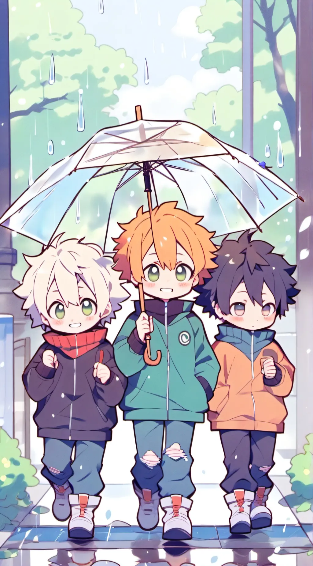 ai character: Mha Rain background