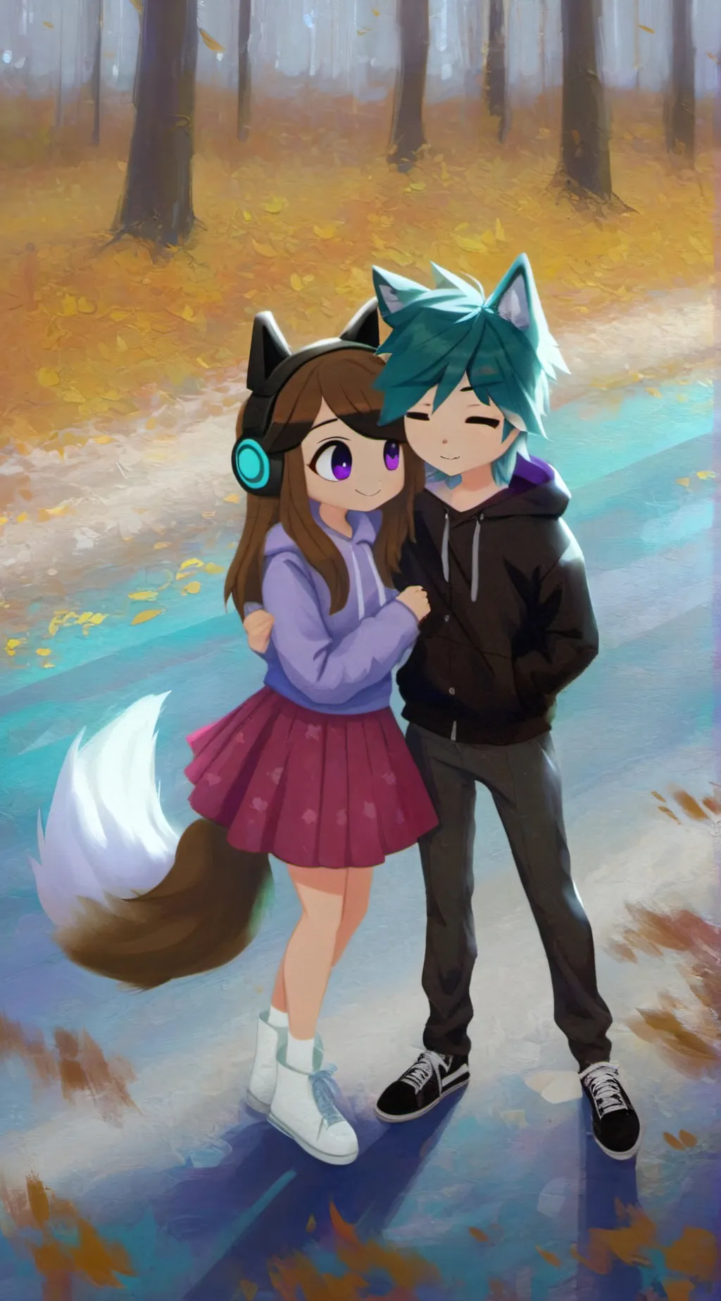 ai character: My oc x mha background