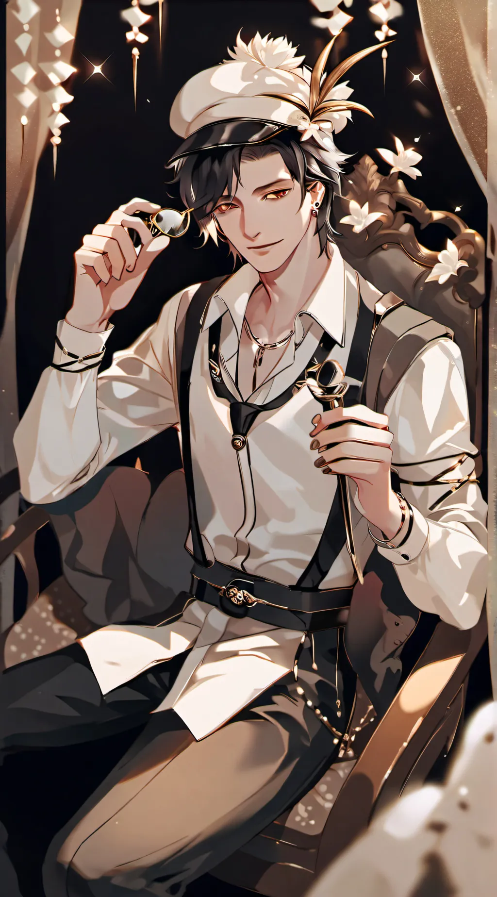 ai character: Jacob🦇 background