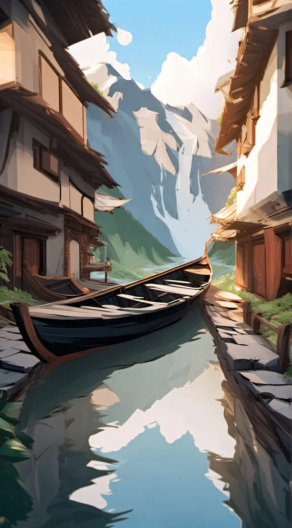 ai character: ein background