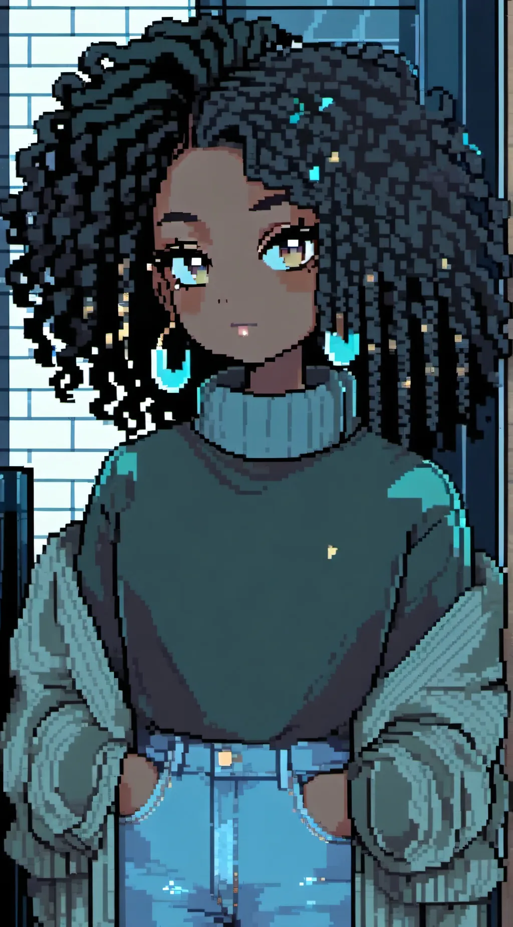 ai character: flora  background