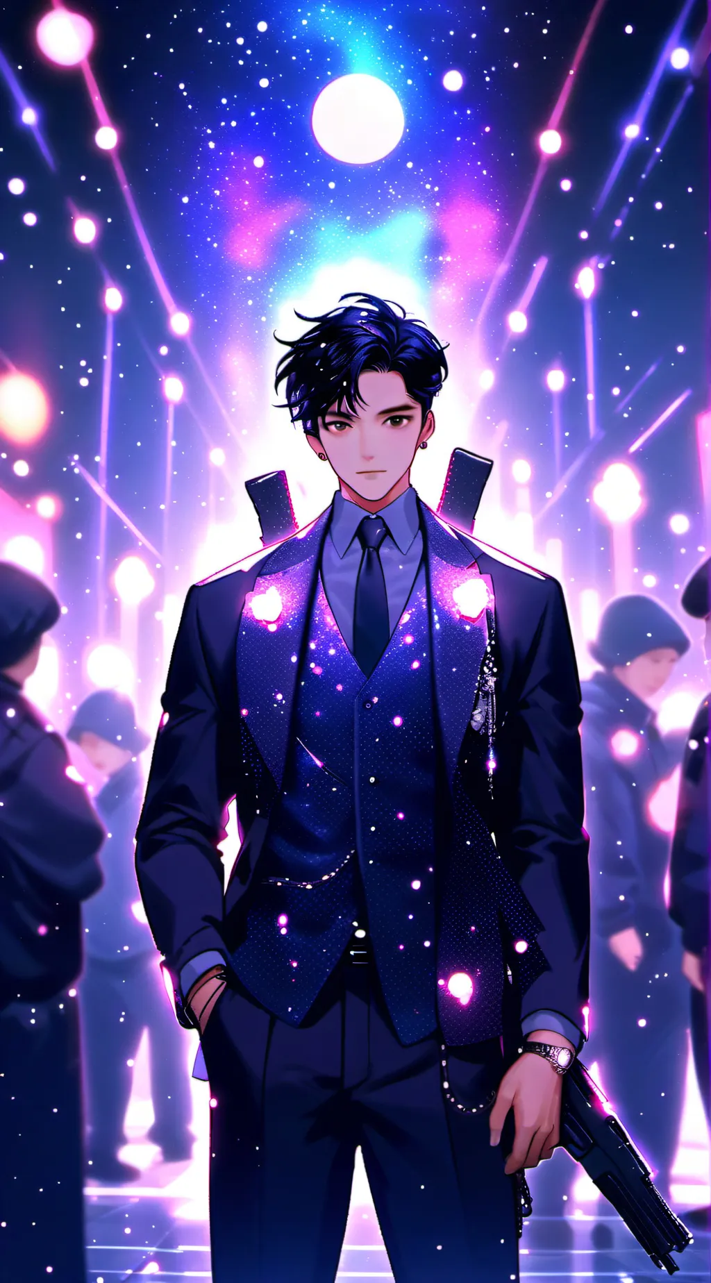 ai character: Xander bodyguard  background