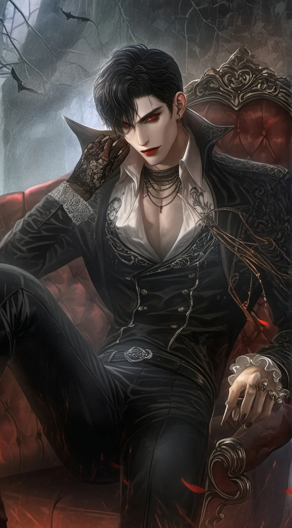 ai character: mark~ background