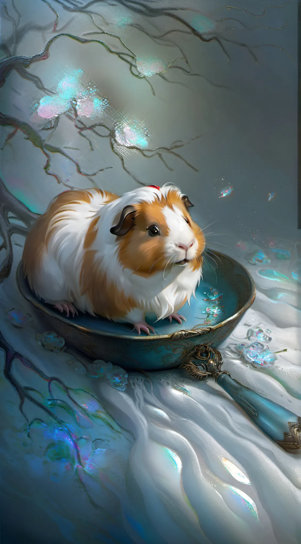 ai character: ugly guinea pig background
