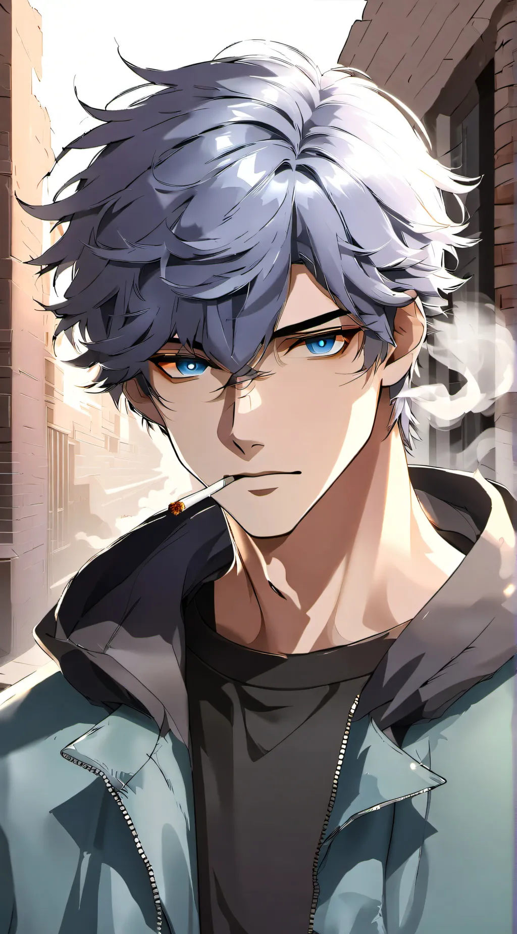 ai character: Leon background