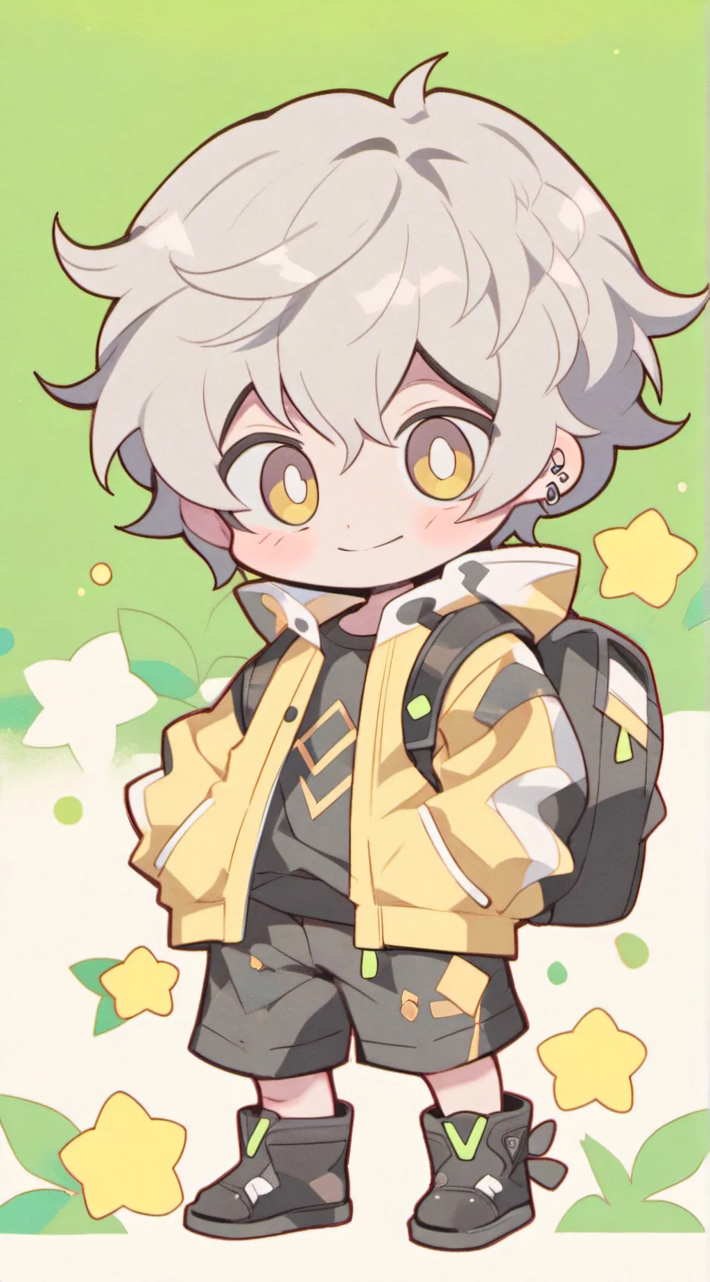 ai character: ⭐baby N⭐ background