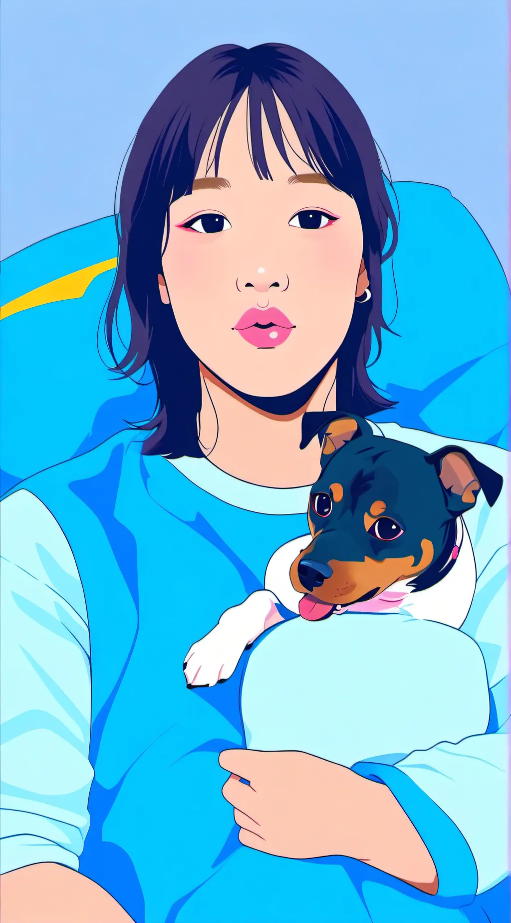 ai character: mama  background